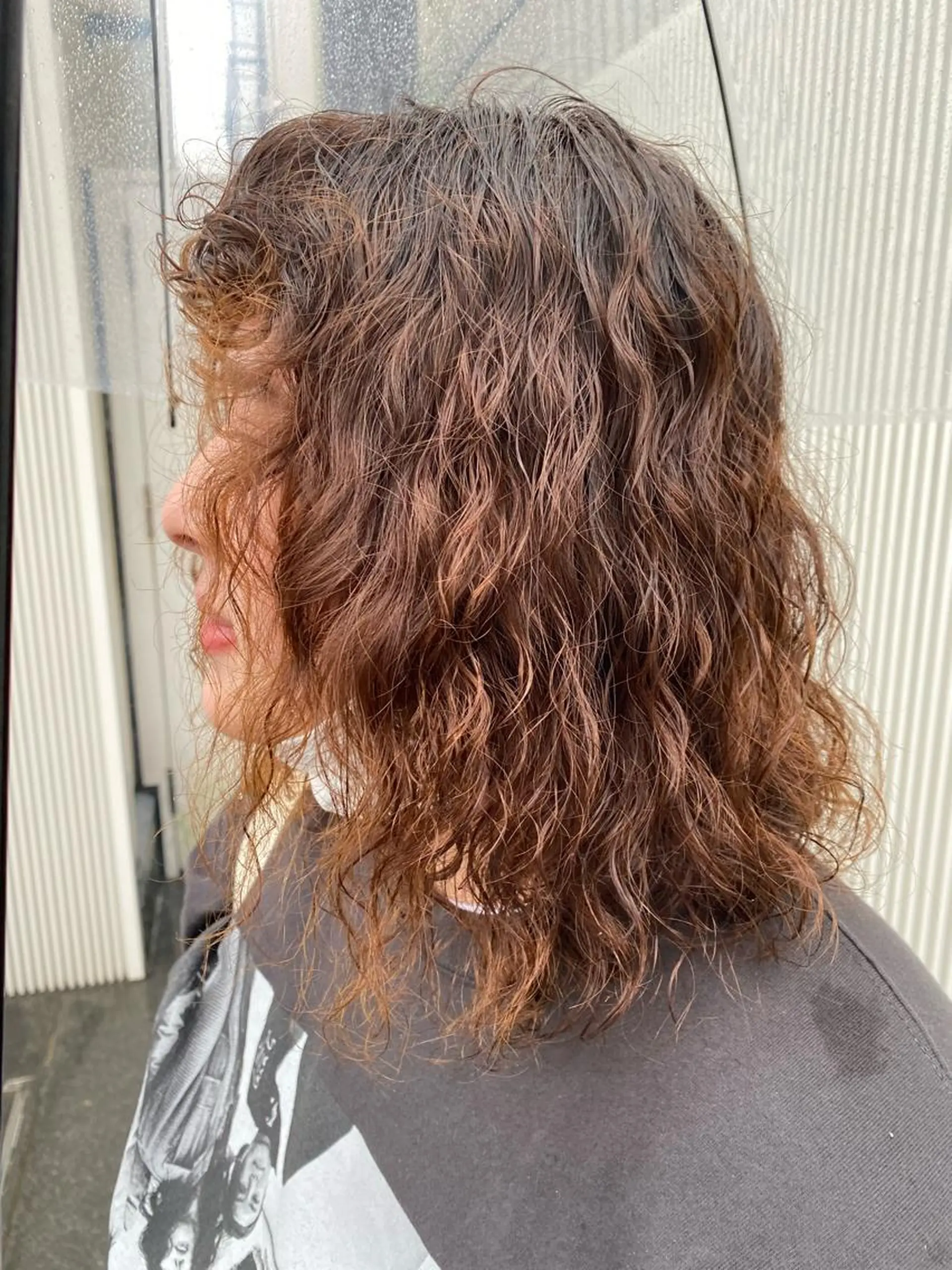 ミディアム パーマ ミディアムパーマ お任せヘア☘️☘️ 及川渚のヘアスタイル