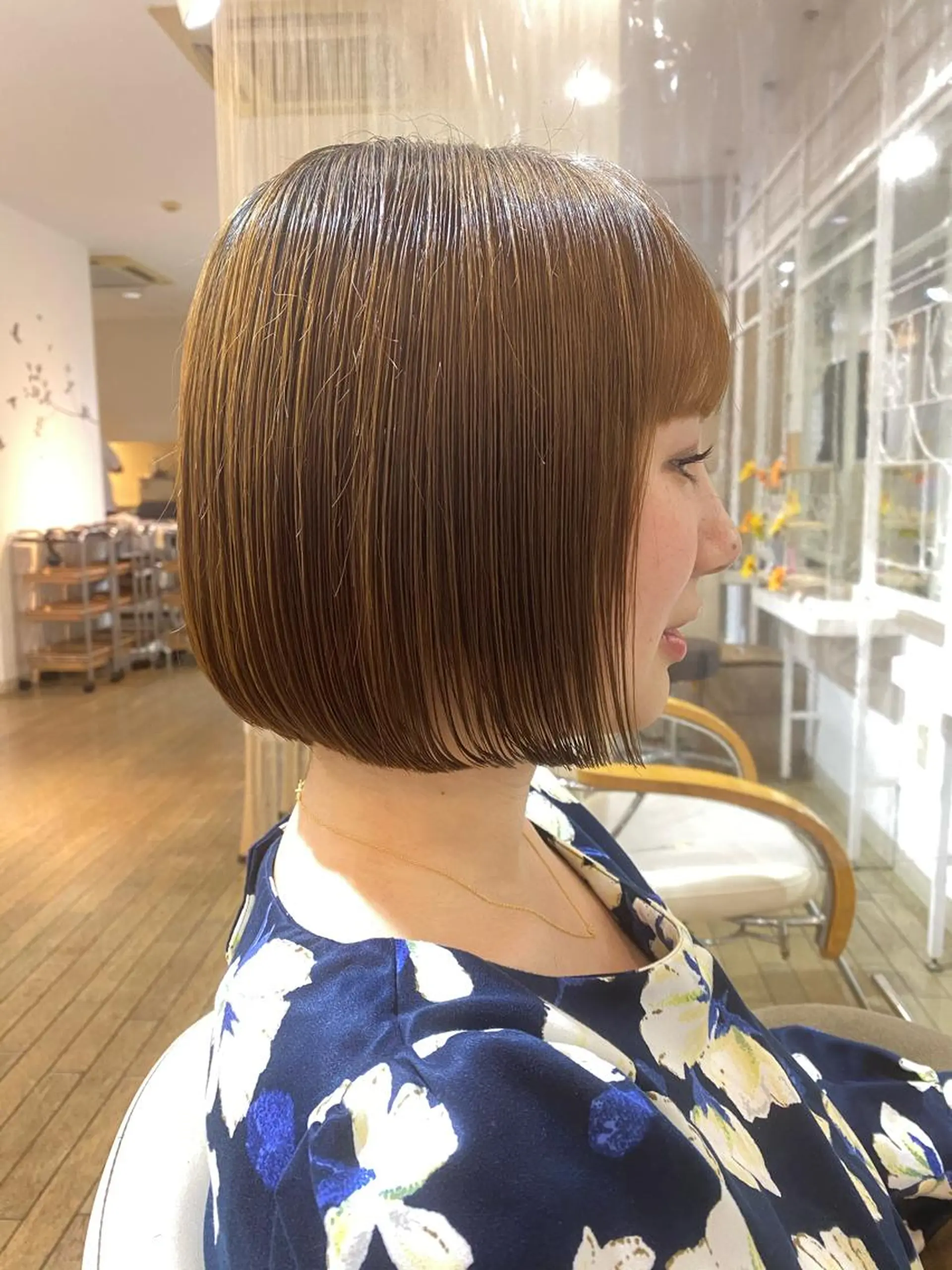 ショート カラー カット ヘアカラー トリートメント sai x所属・奥秋 理紗　sai xのヘアスタイル