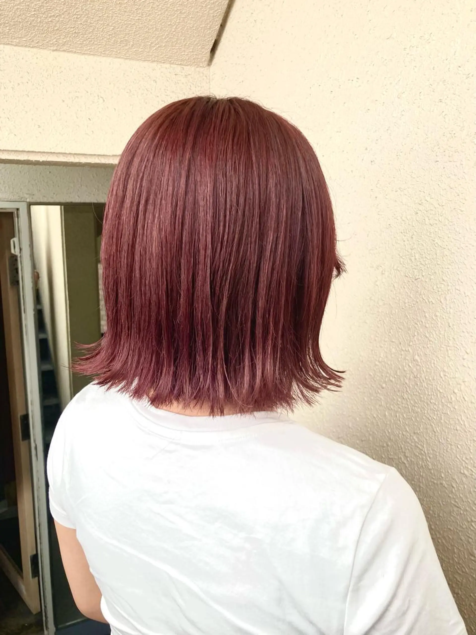 ミディアム カラー ピンクカラー レッドカラー カット ヘアカラー トリートメント 🌸髪質改善特化🌸 店長　ゆうやのヘアスタイル