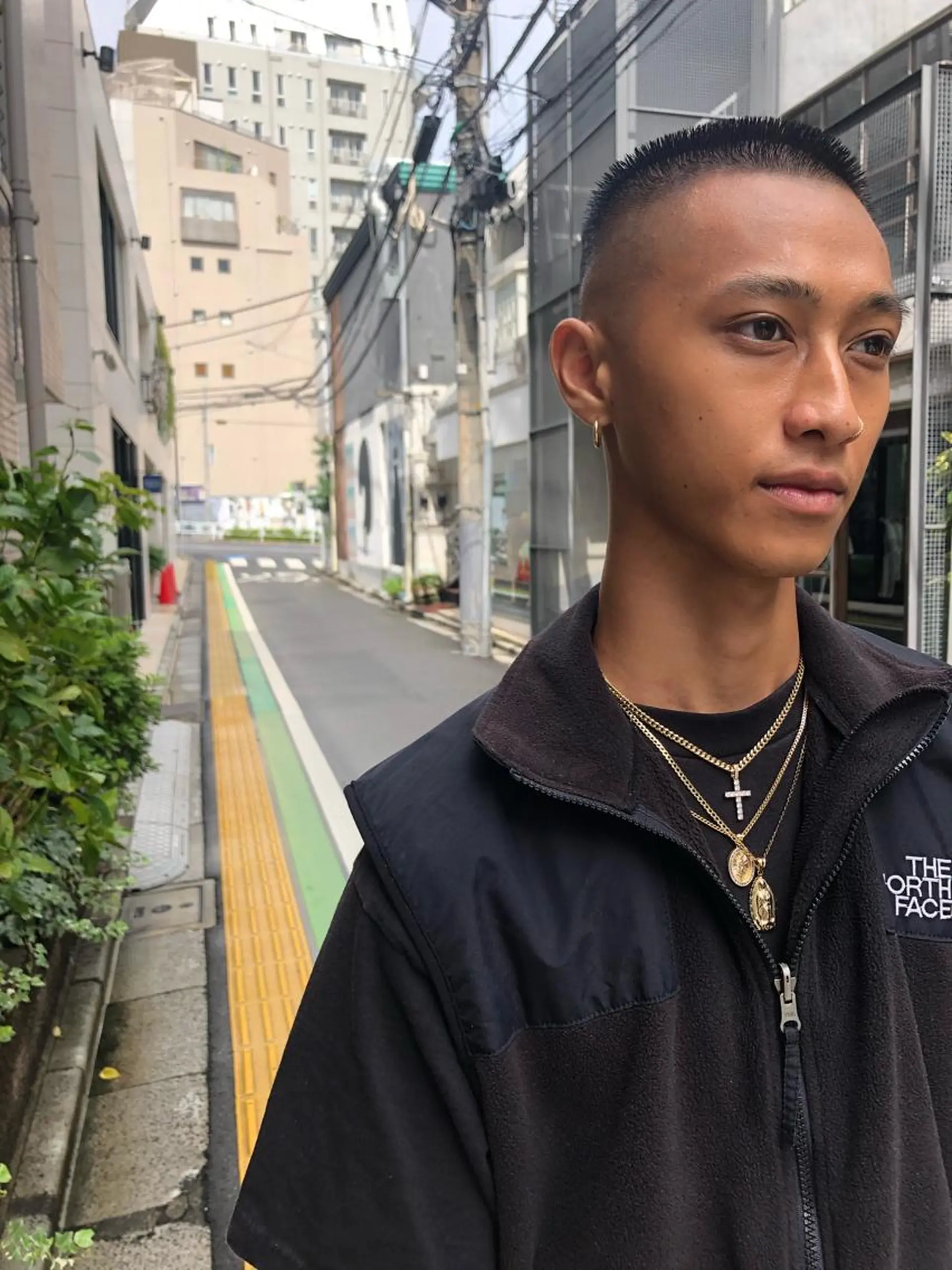メンズ ボウズ フェードカット 刈り上げ 🌈圧倒的デザイン パーマ　関和希のヘアスタイル