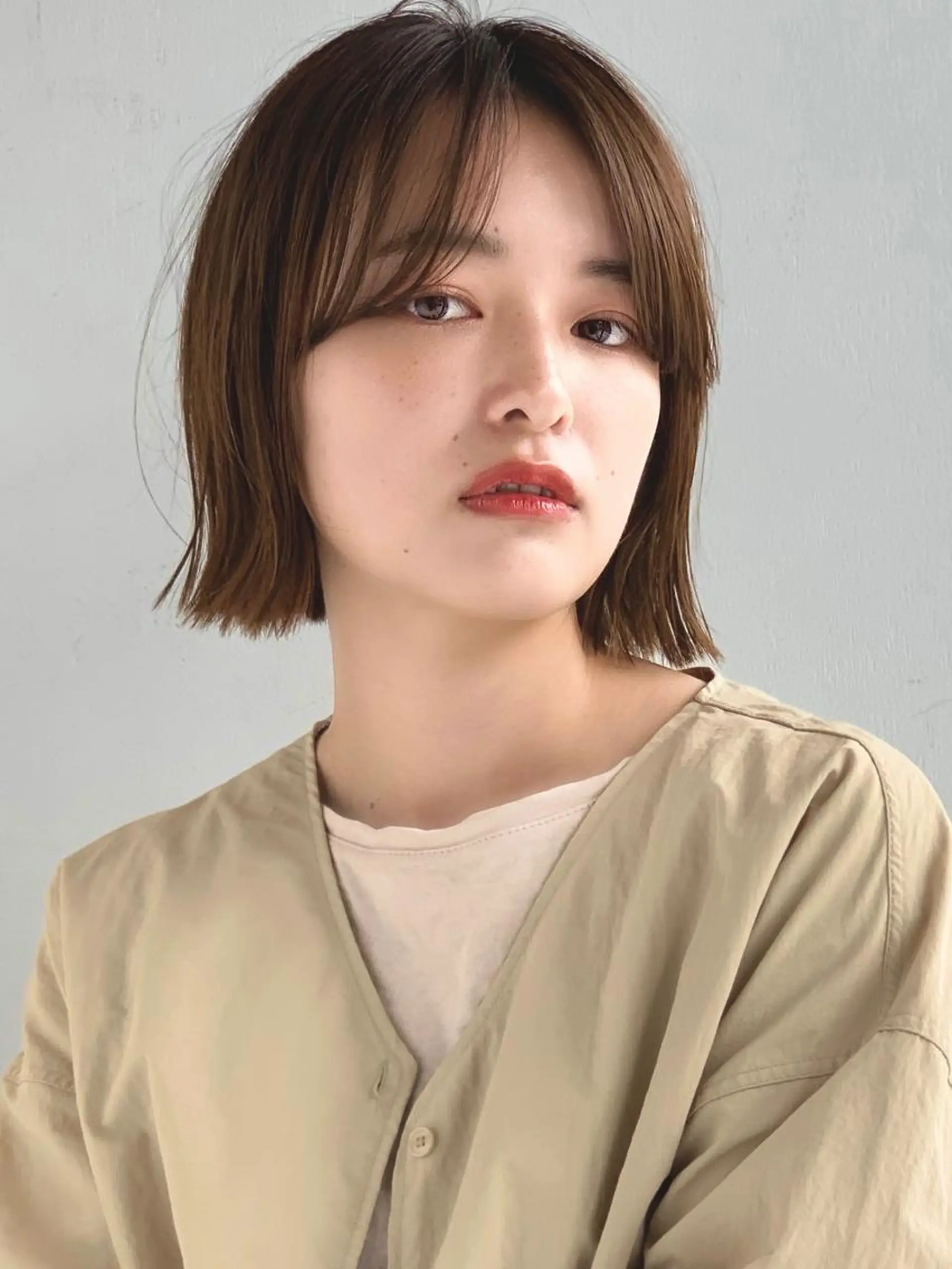 ミディアム カラー conne&riri所属・MA YUのヘアスタイル