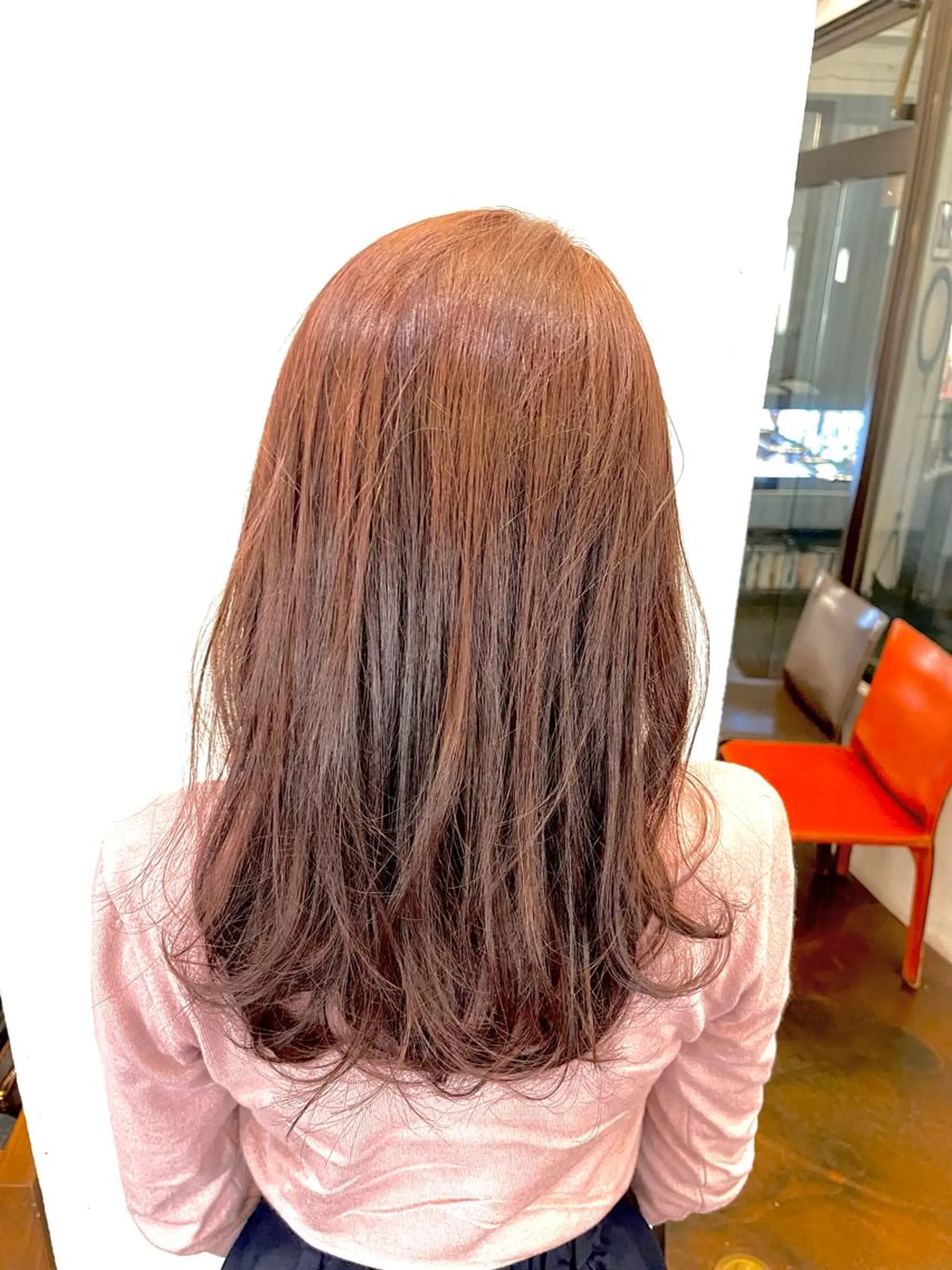 セミロング カラー Yoshida Yuriのヘアスタイル