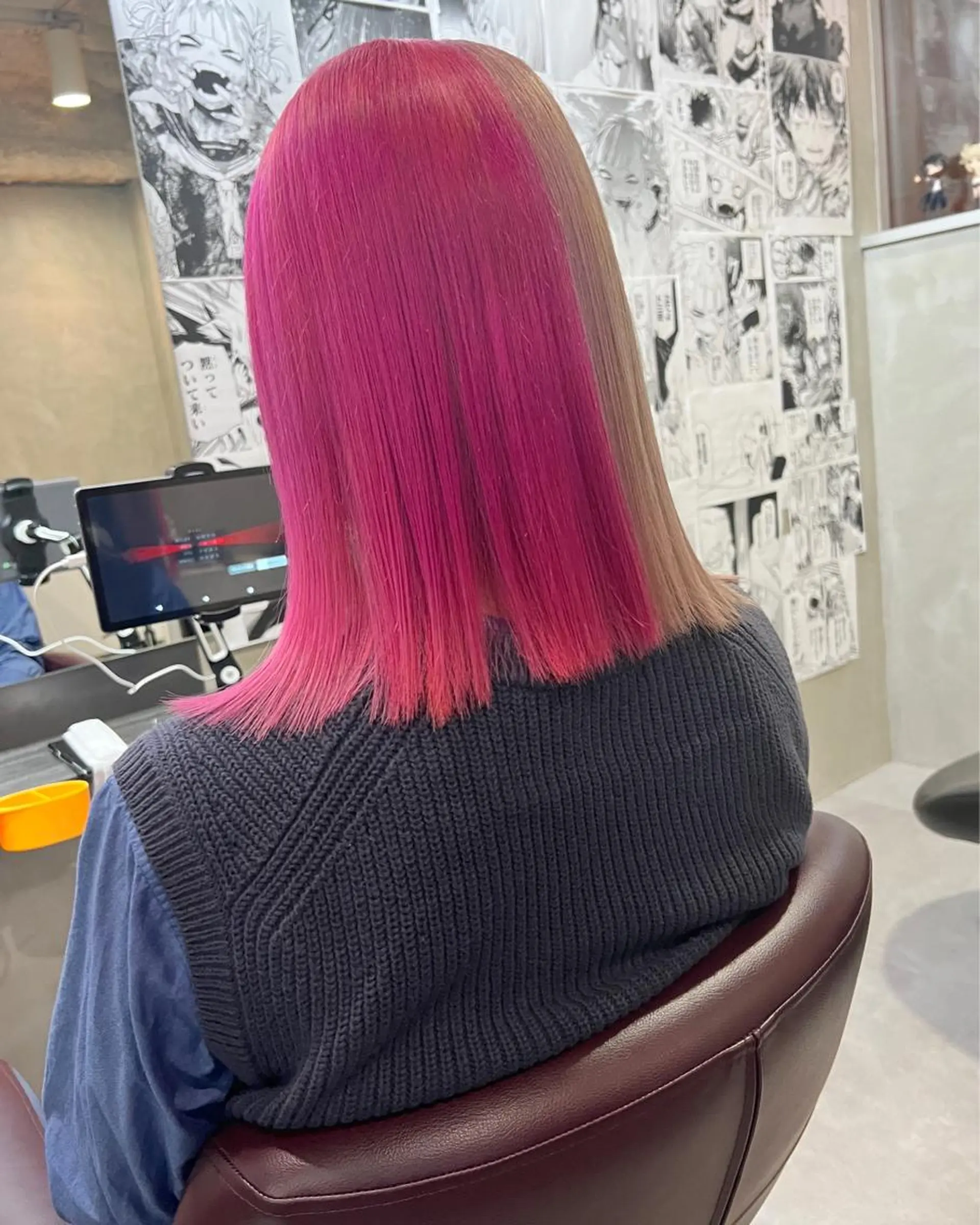 ミディアム ヘアカラー トリートメント 「ヲタクに美容室は難しい。」所属・インナーカラー🦔 🐾KEISUKEのヘアスタイル