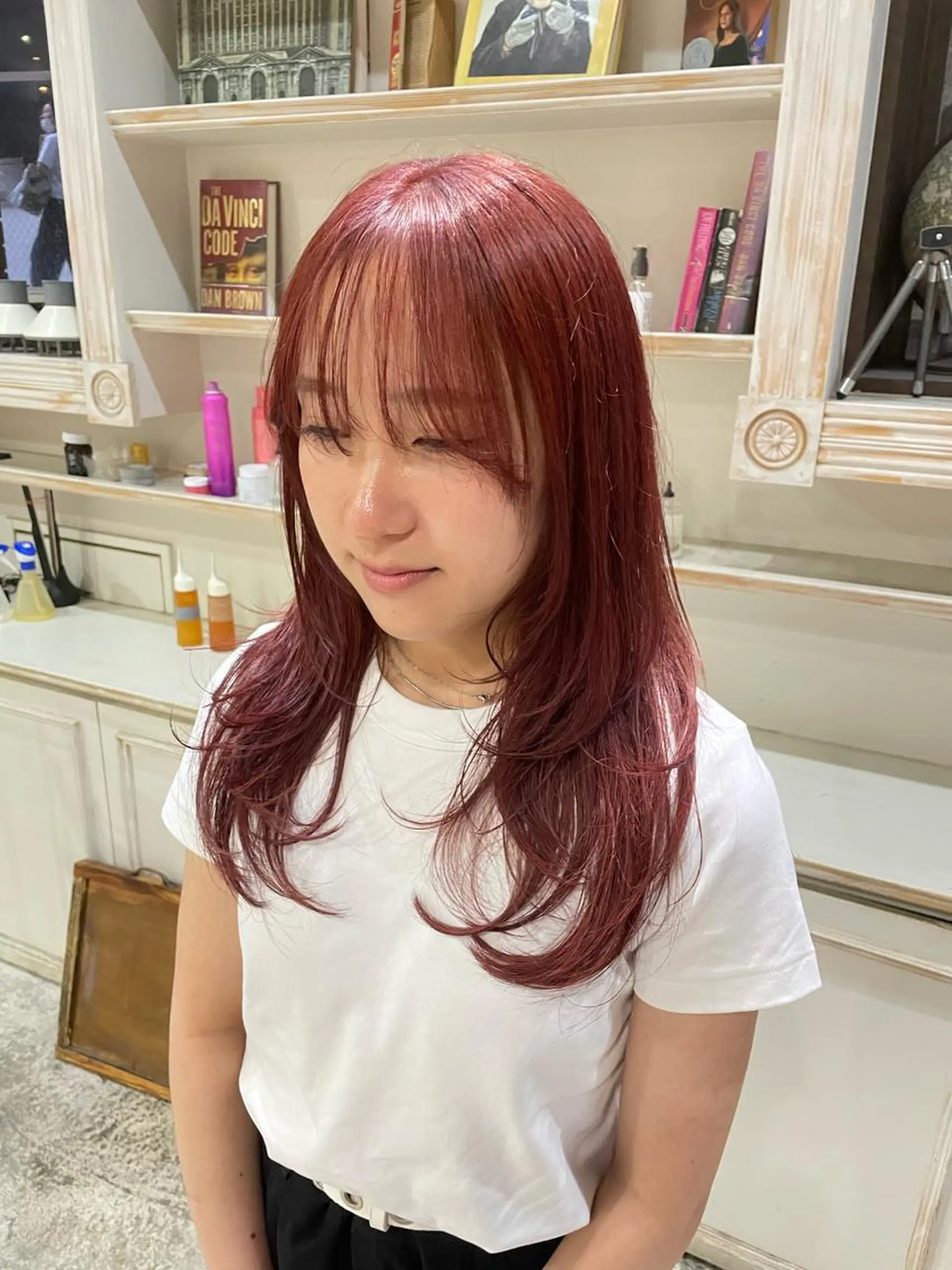 セミロング カラー ヘアカラー トリートメント 🎀世界一可愛い ガーリーヘア🎀ゆかのヘアスタイル