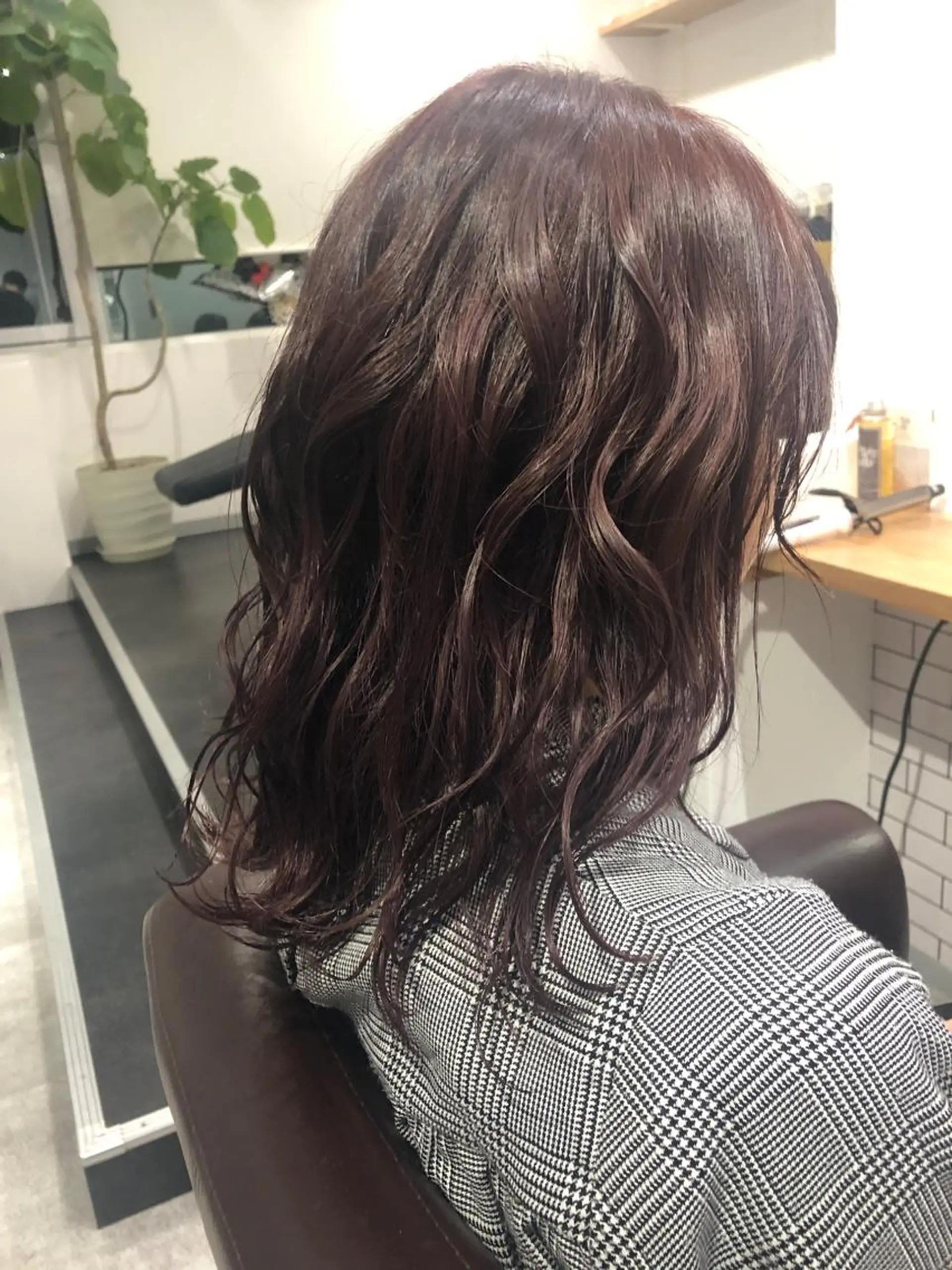 ミディアム カラー ブリーチ ラベンダーカラー ブリーチなしカラー カット ヘアカラー トリートメント JILBLAN京都 ショート/ハイライトのヘアスタイル
