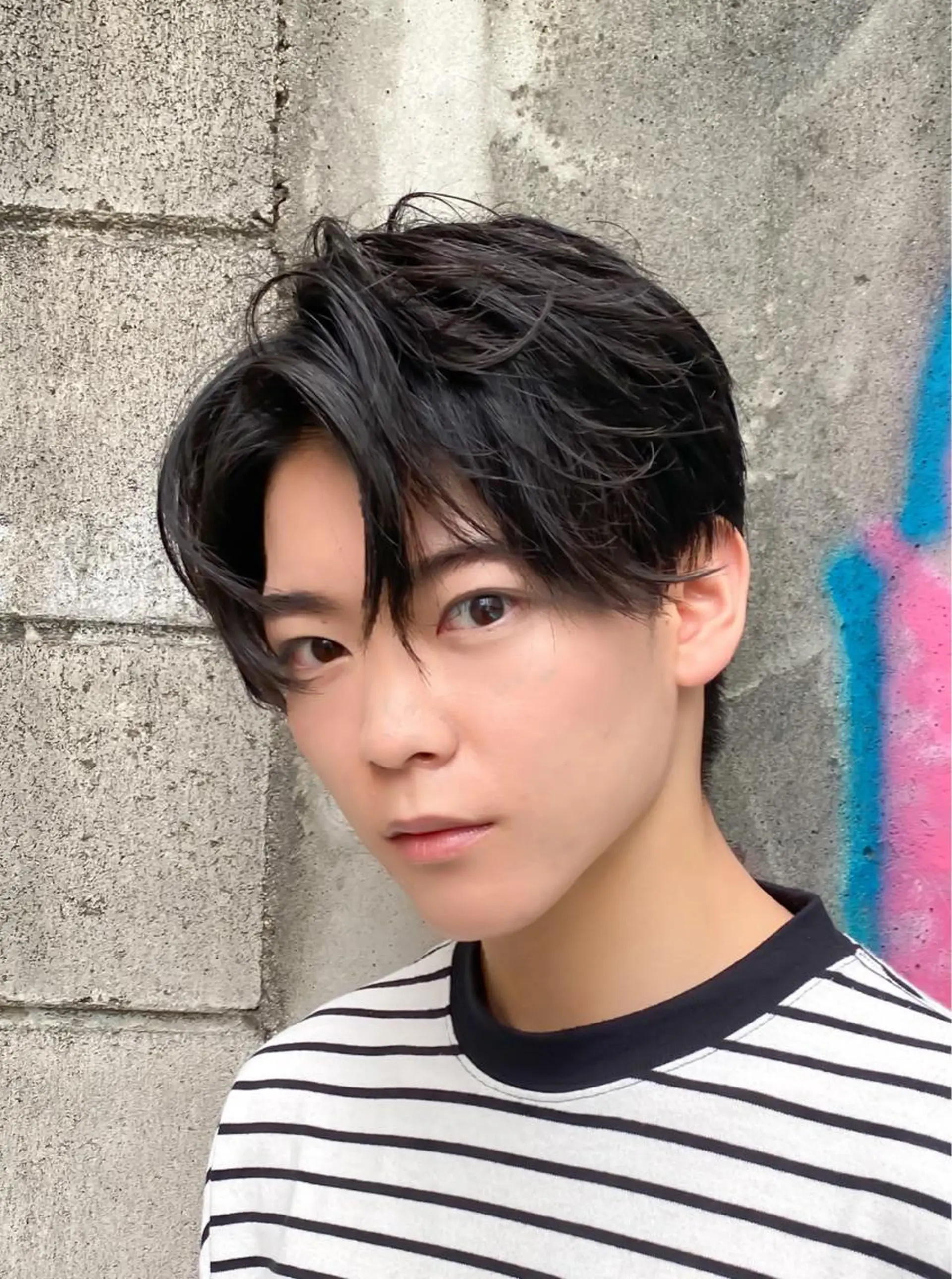 ショート カラー パーマ メンズ MENS  FEEL南森町所属・佐藤 達郎のヘアスタイル