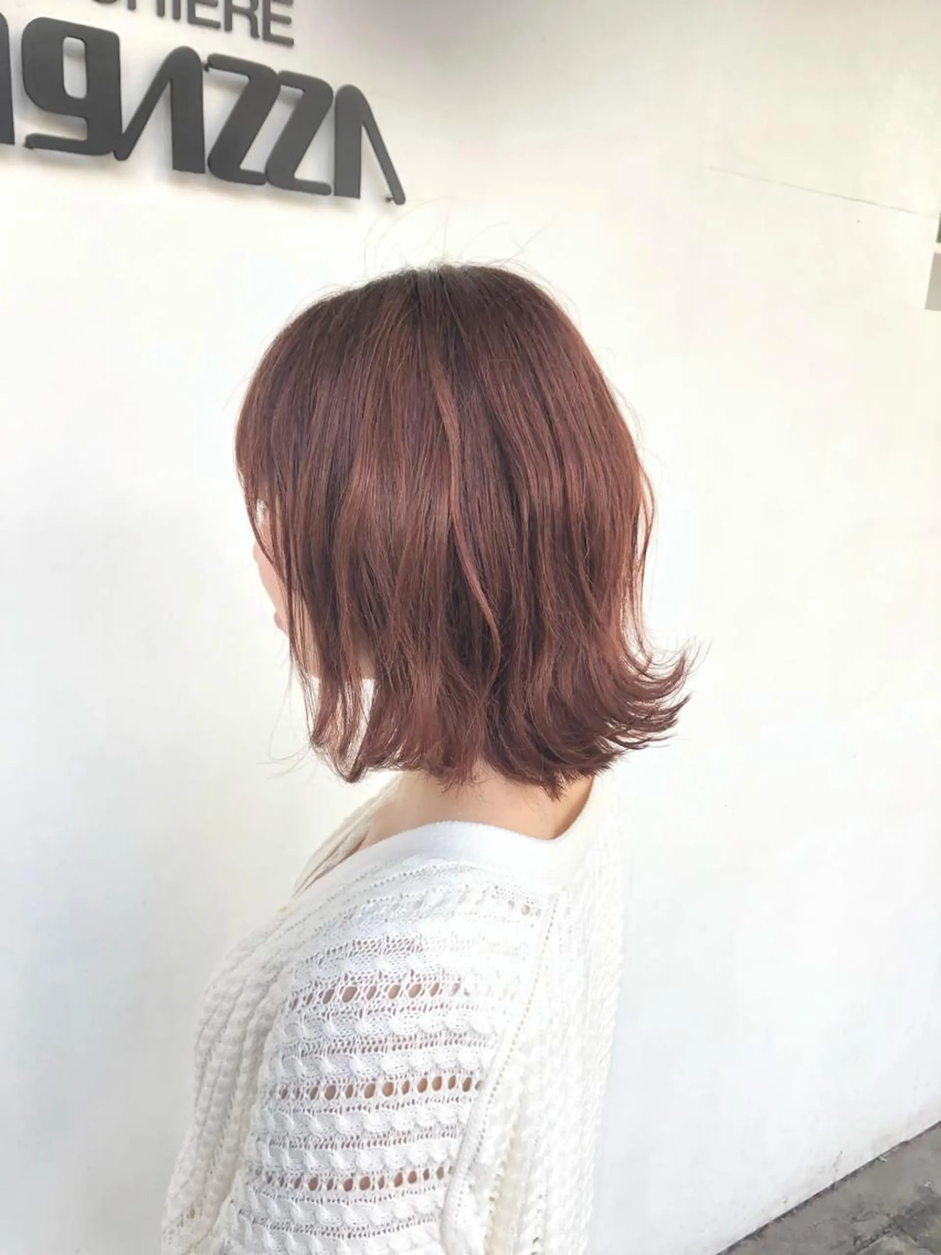 ショート カラー ブリーチ ピンクカラー シェアサロン　シエナ所属・東條 克義のヘアスタイル