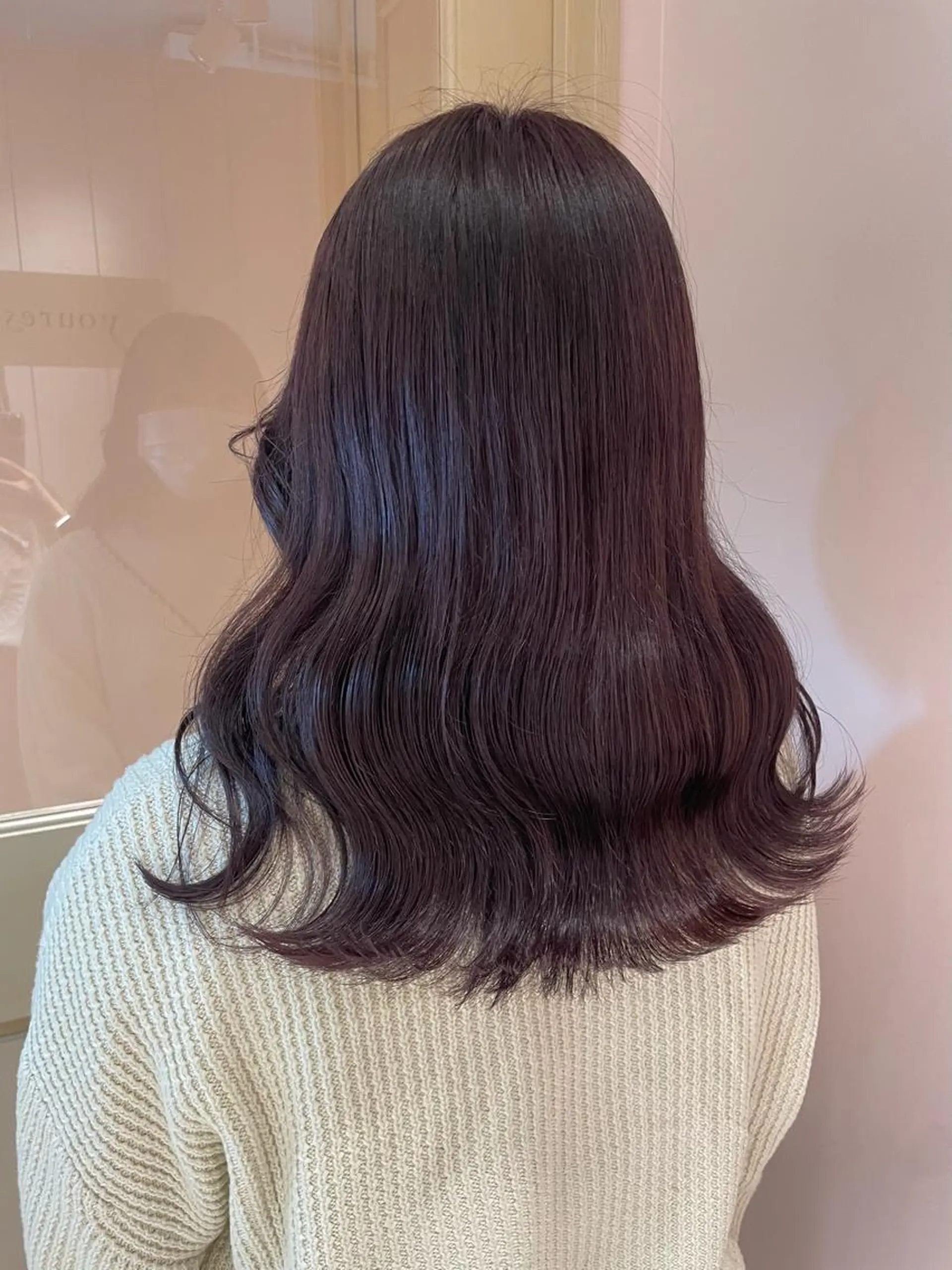 ミディアム ヘアカラー トリートメント ヘッドスパ マホ/日吉/髪質改善 /レイヤー/ガーリーのヘアスタイル