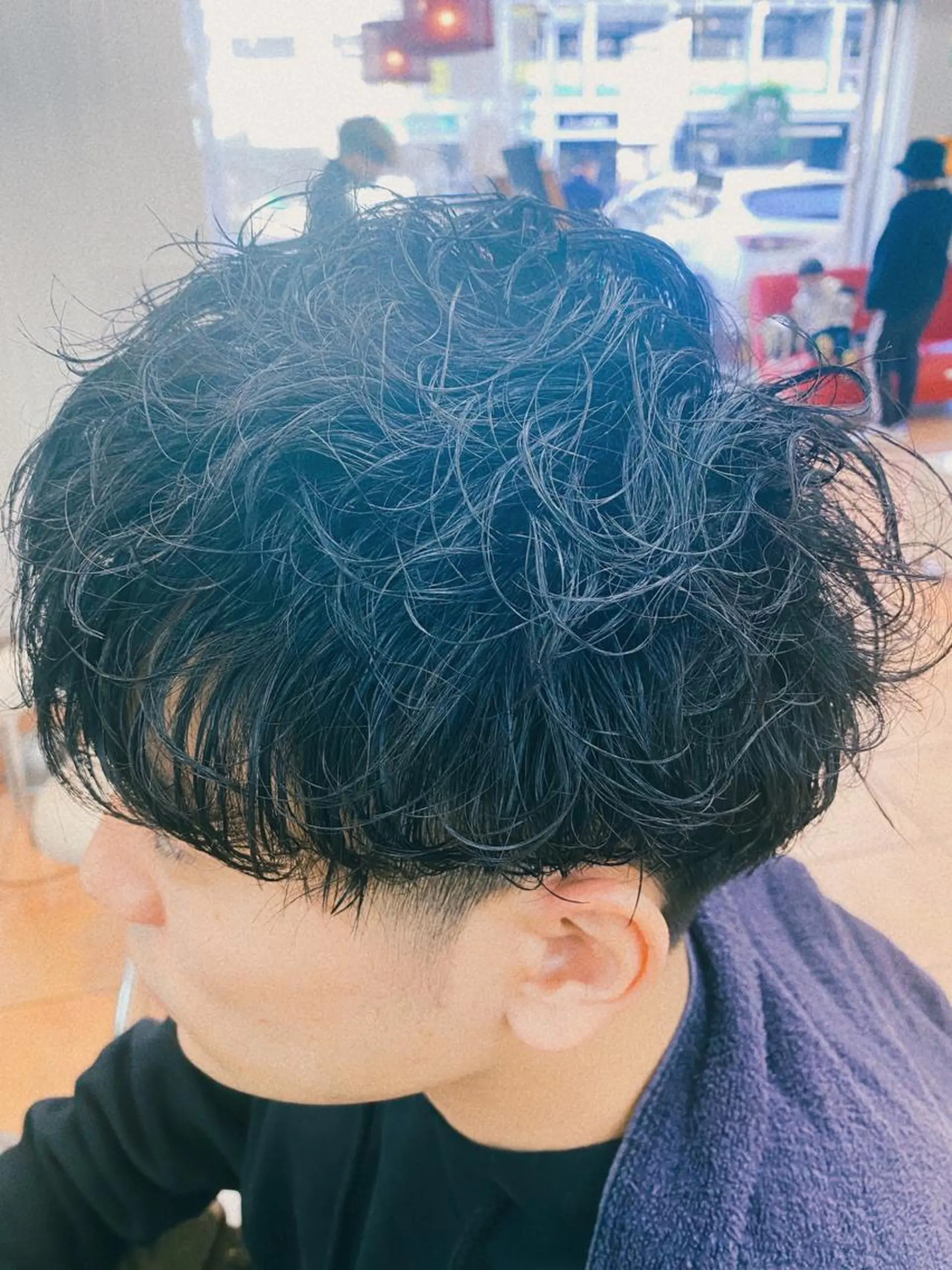 パーマ スパイラルパーマ カラー特化 横川　翔希のヘアスタイル