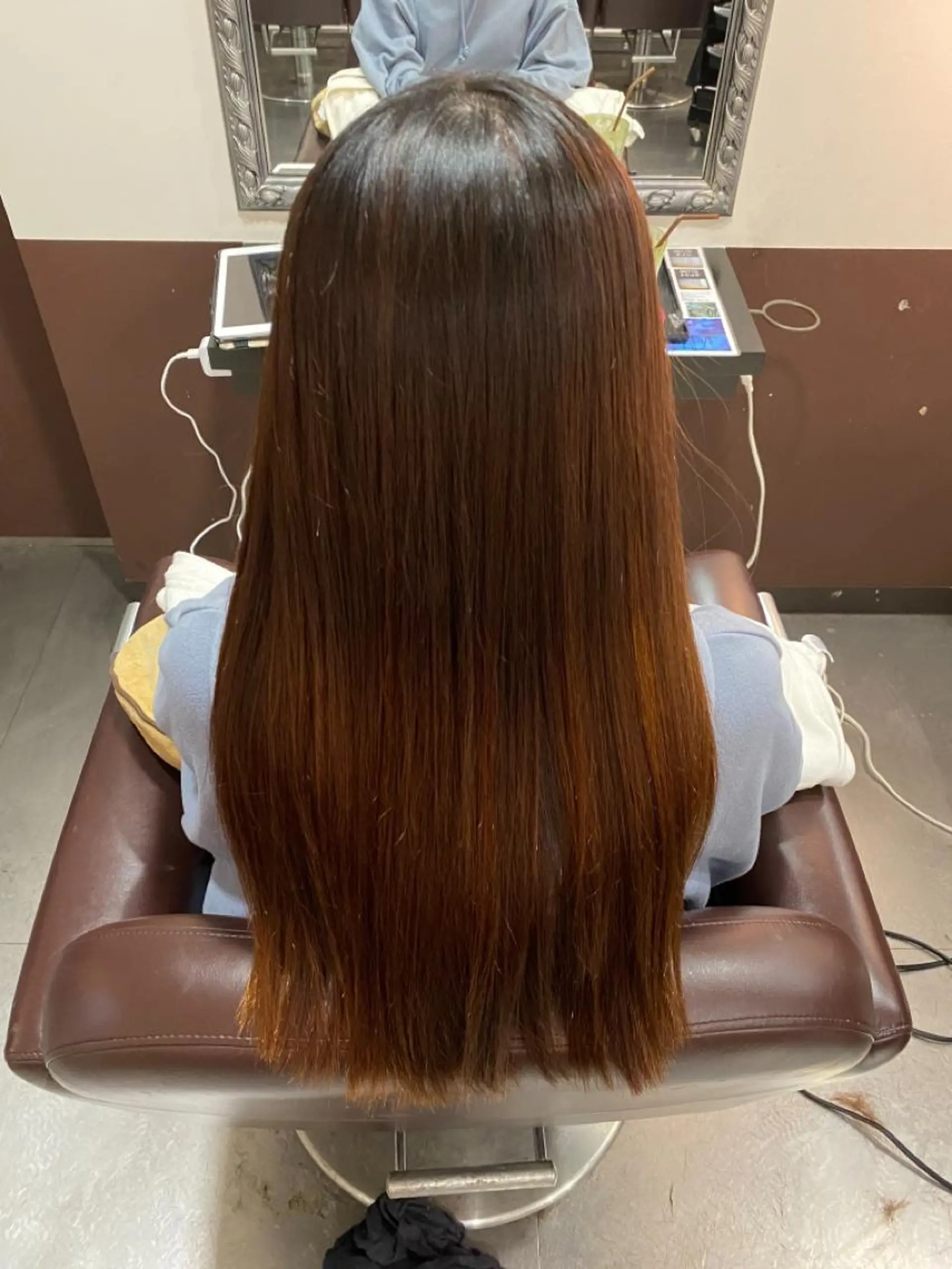 セミロング パーマ 縮毛矯正 メンズ縮毛矯正 /メンズパーマ美容師のヘアスタイル