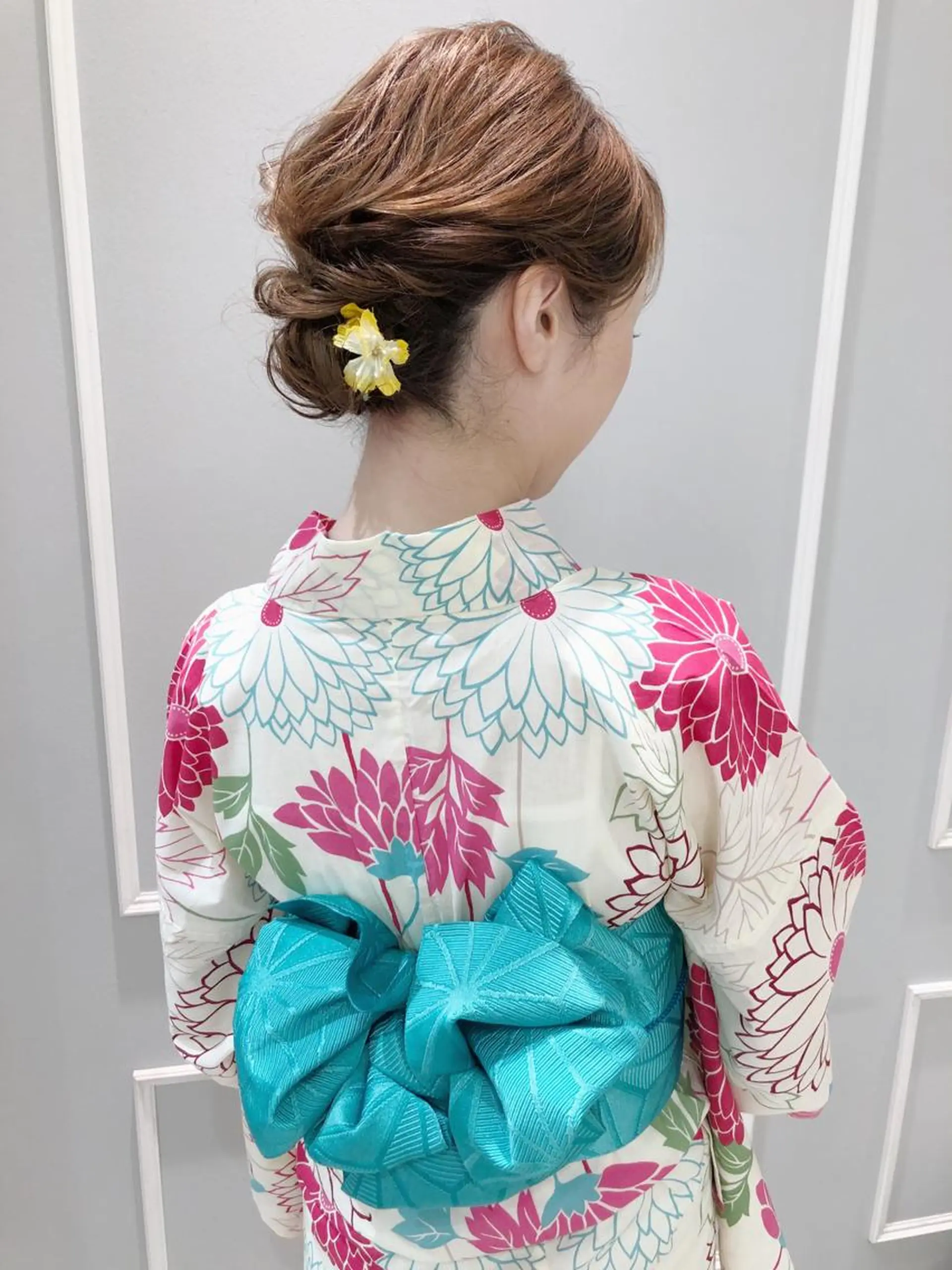 ミディアム ヘアアレンジ 浴衣 韓国ヘア🇰🇷 トヨキトキコのヘアスタイル