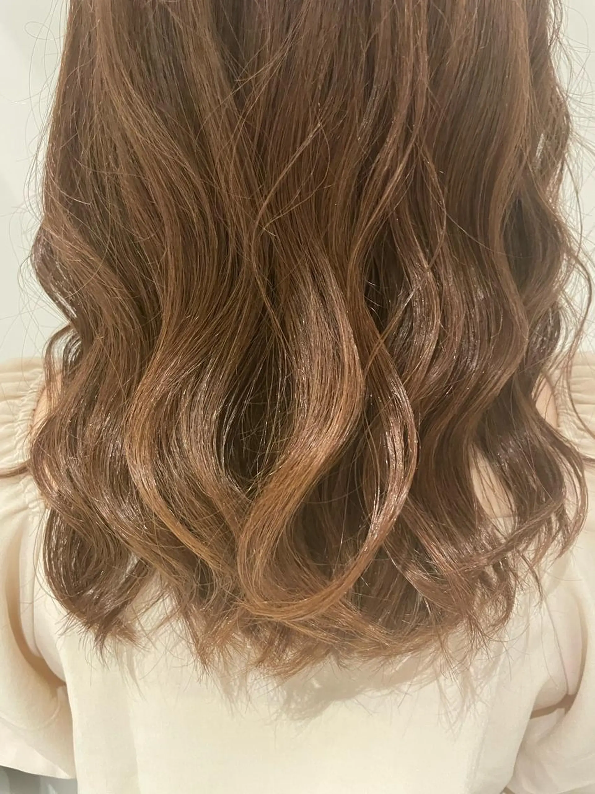 ミディアム カラー ヘアアレンジ ブラウンカラー ヘアカラー トリートメント ヘッドスパ ヘアセット SHEA.学芸大学所属・一箭 恵梧/ロングヘアのヘアスタイル