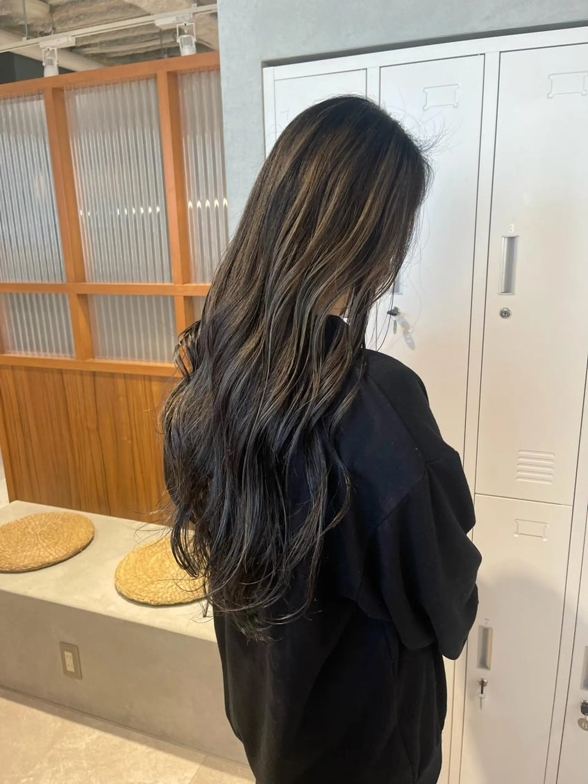 ロング カラー カット ヘアカラー 店長　MANAMI ／ブリーチ／骨格ボブのヘアスタイル