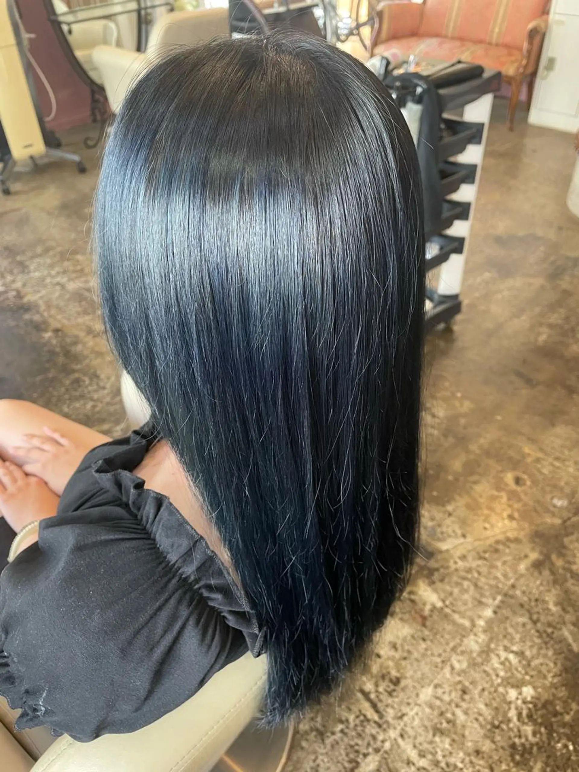 ロング カラー パーマ ヘアアレンジ メンズ ヘアカラー トリートメント ヘアセット 表参道Lise おおいしおりのヘアスタイル