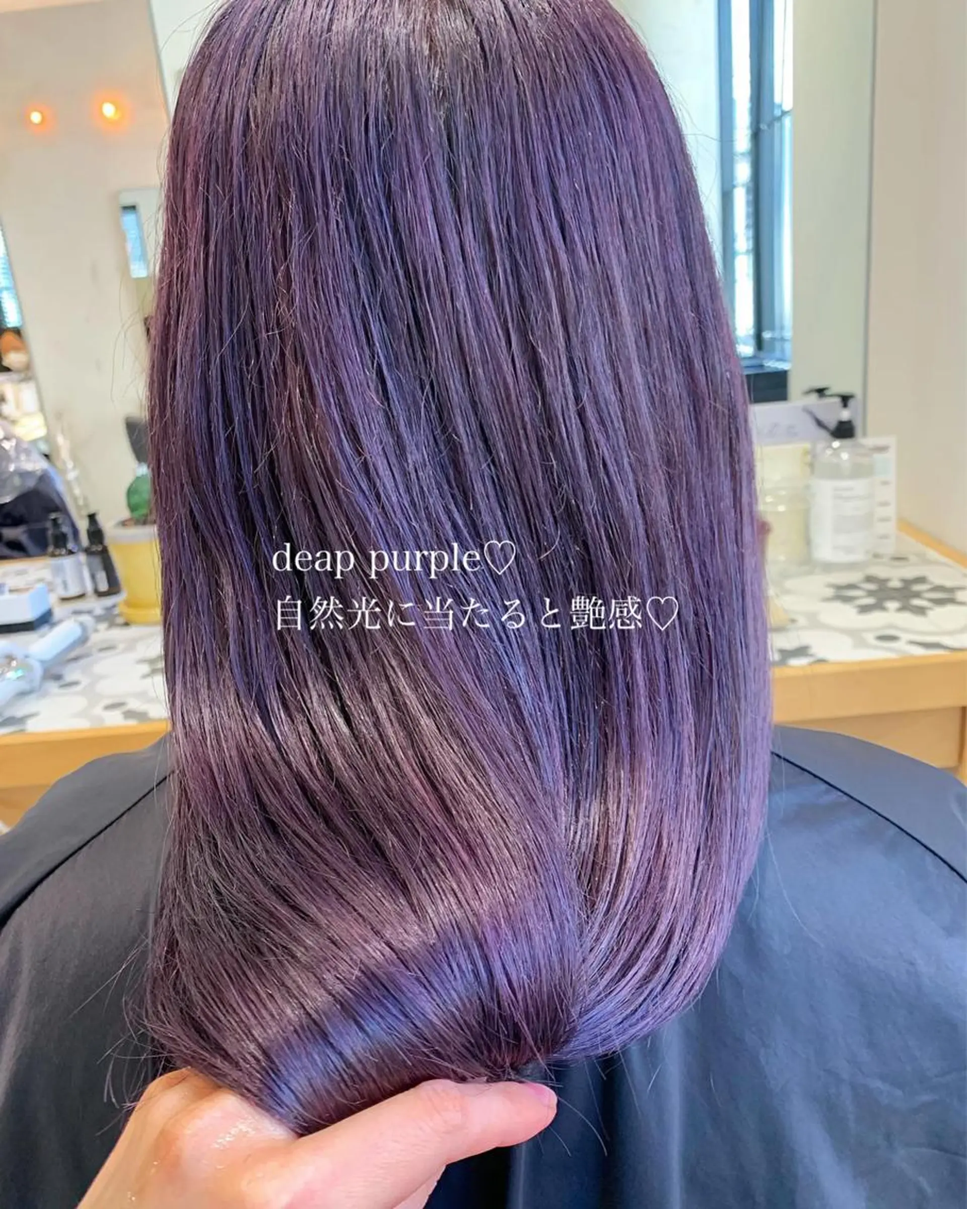 カラー ラベンダー/レイヤー カット🤎mamiのヘアスタイル