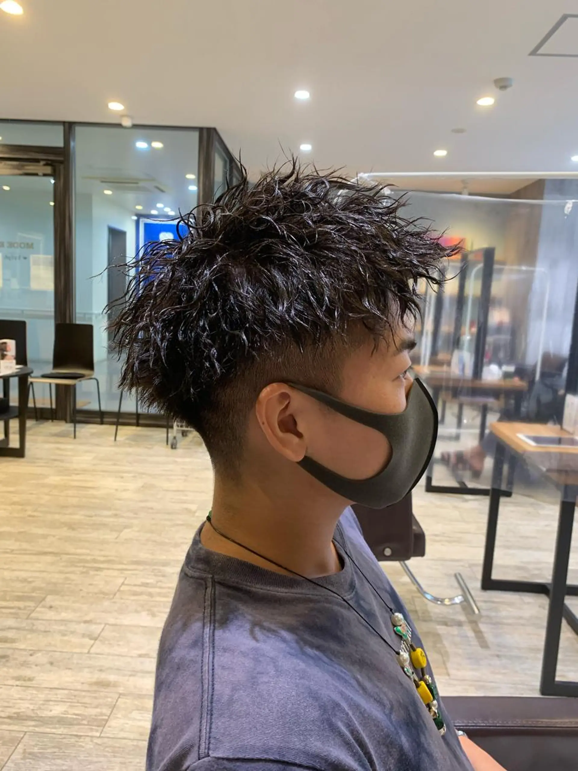 メンズ カット ヘアカラー レイヤーカット TAIKIのヘアスタイル