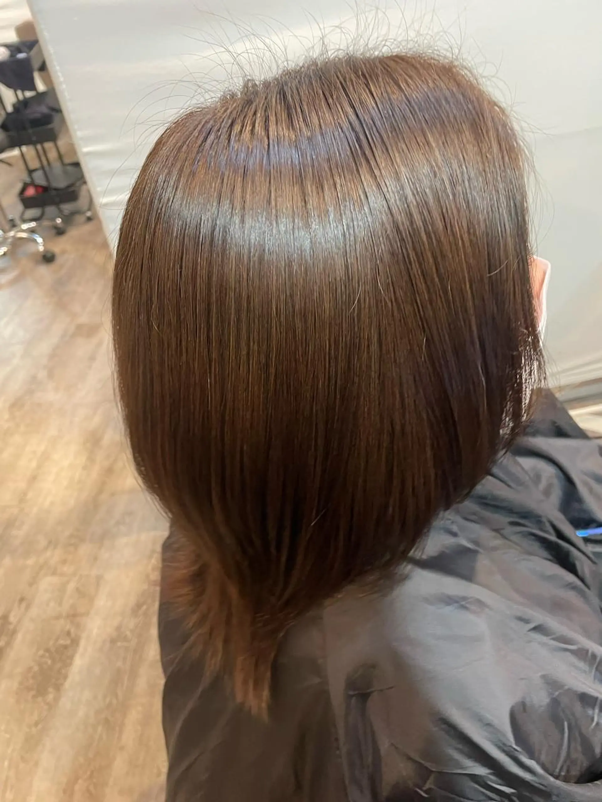 カラー グレージュ ヘアカラー 渡邉 瑠奈のヘアスタイル