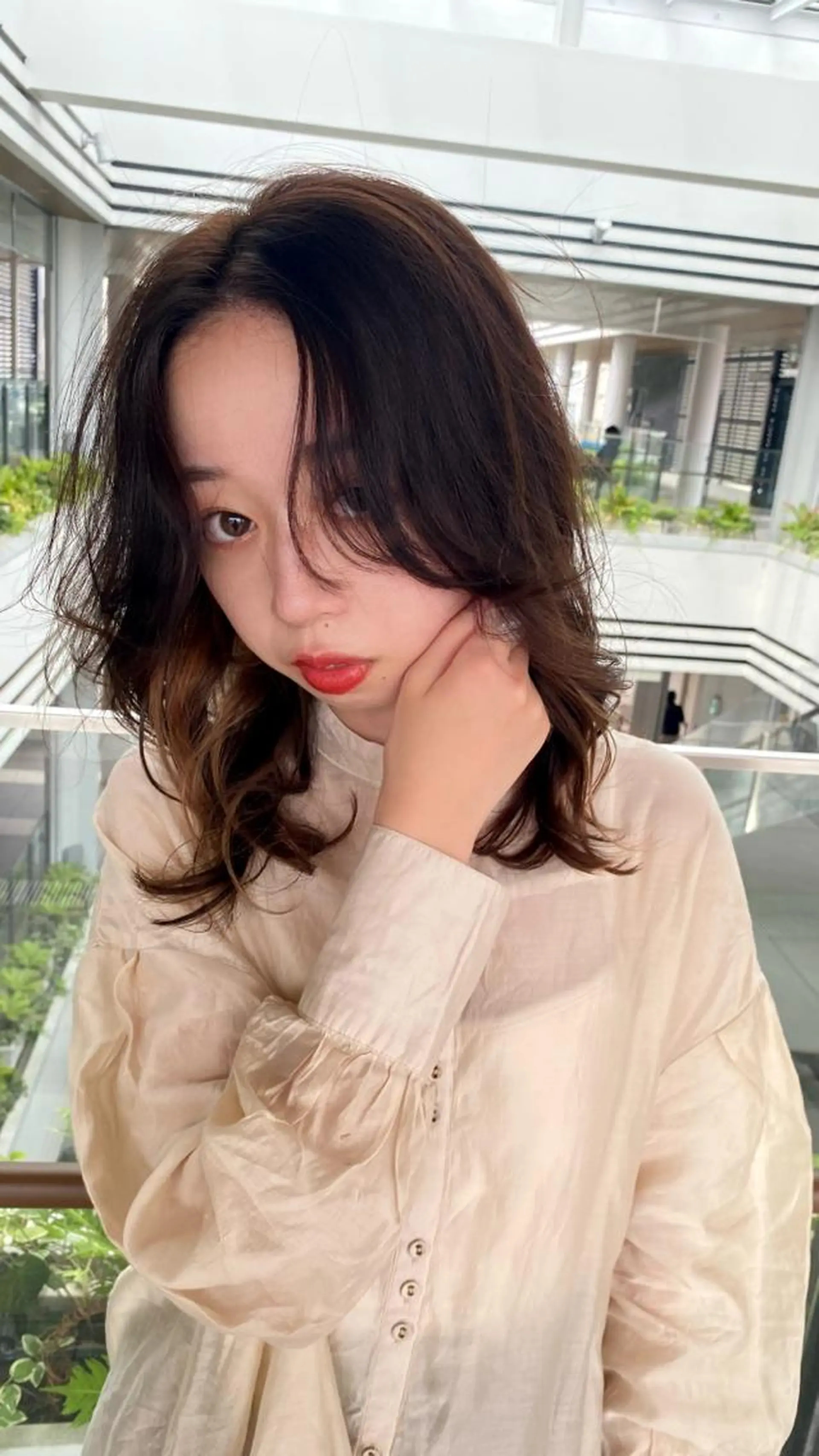 セミロング RURI韓国ボブ 🇰🇷タッセルボブのヘアスタイル