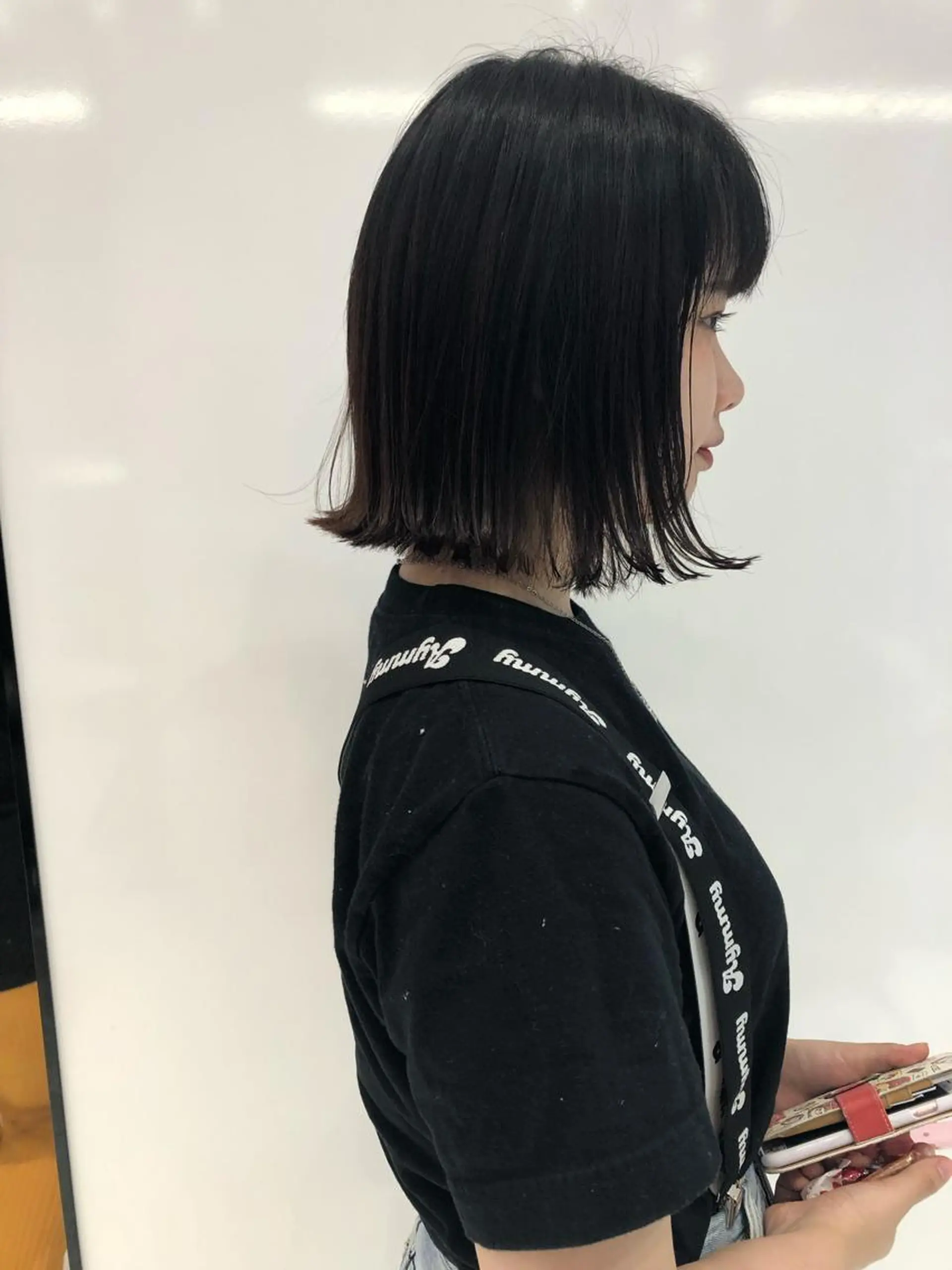 ミディアム 切りっぱなしボブ ボブ カット keen吉祥寺所属・相川 愛実のヘアスタイル