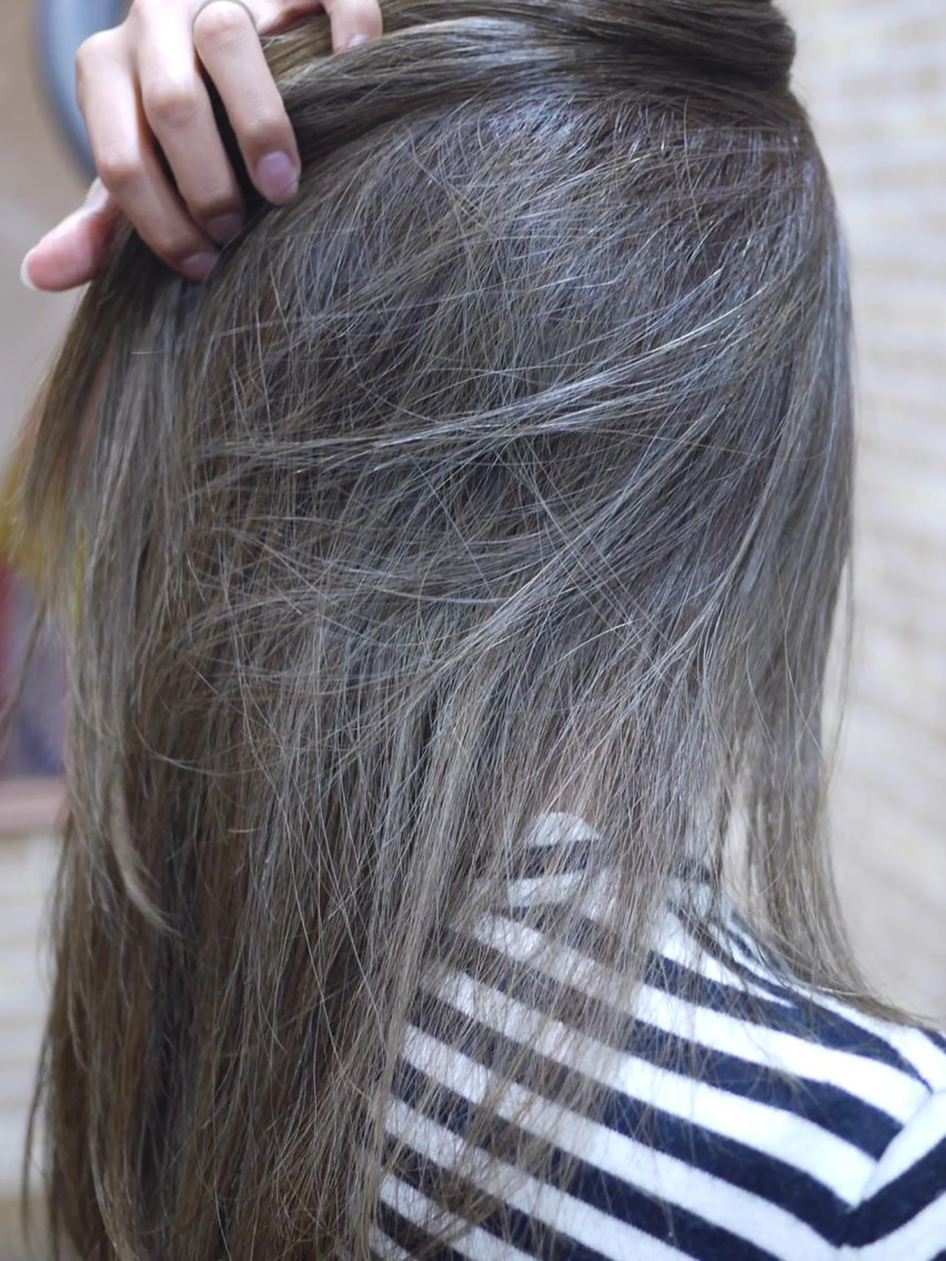 ロング カラー 藤井 一輝のヘアスタイル