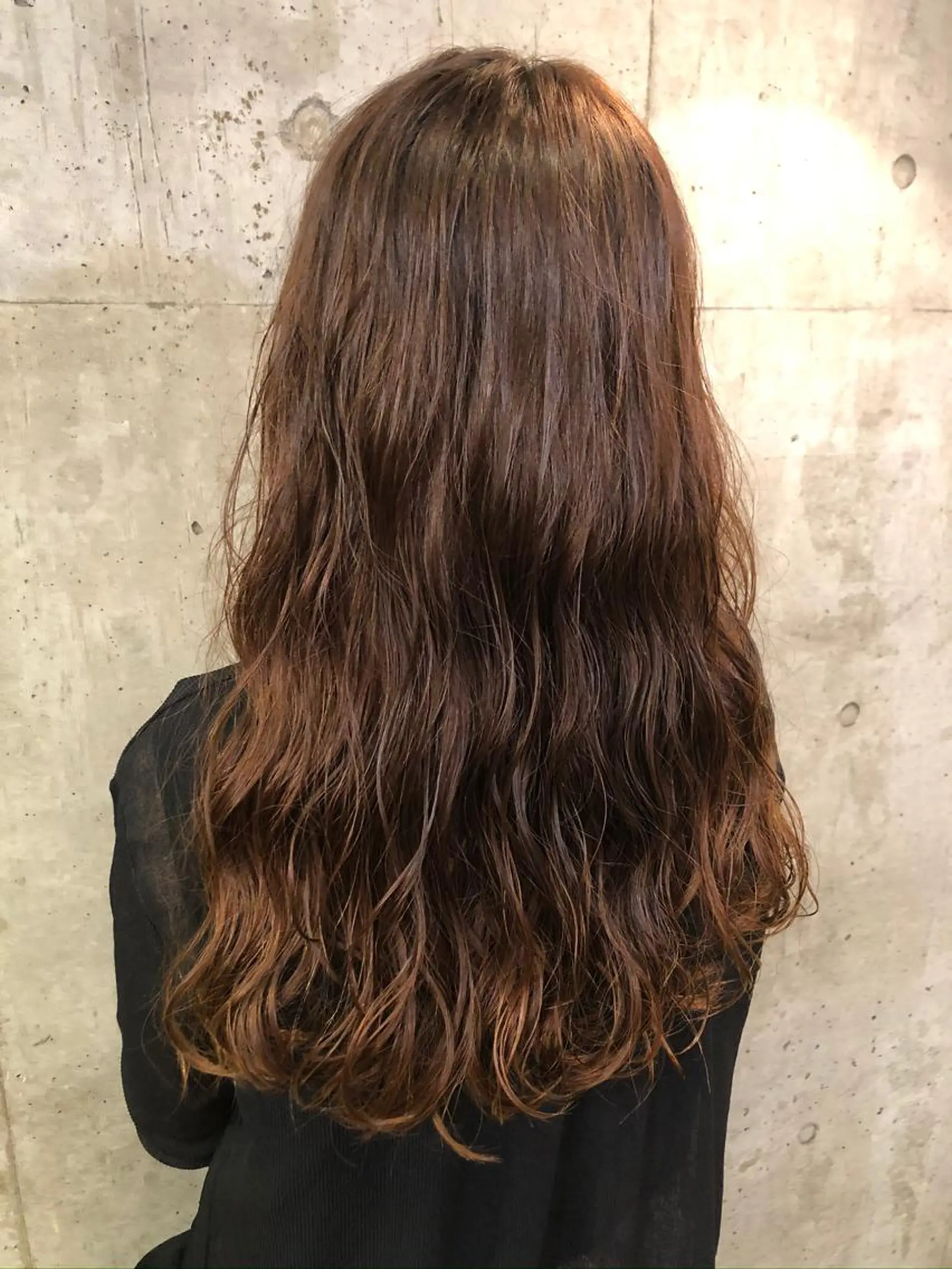 ロング パーマ ✂︎岡根 京花✂︎のヘアスタイル