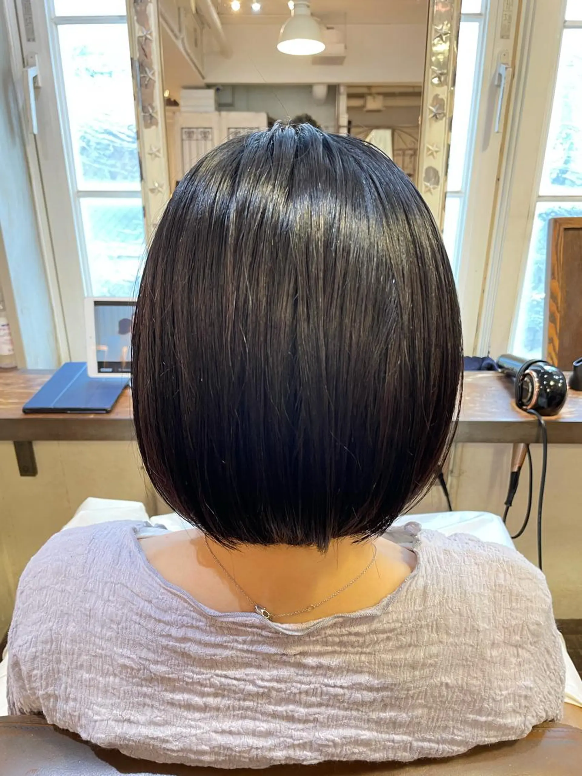 ミディアム カラー nicoTOKYO 原宿所属・センターパート /メンズ/海野颯生のヘアスタイル