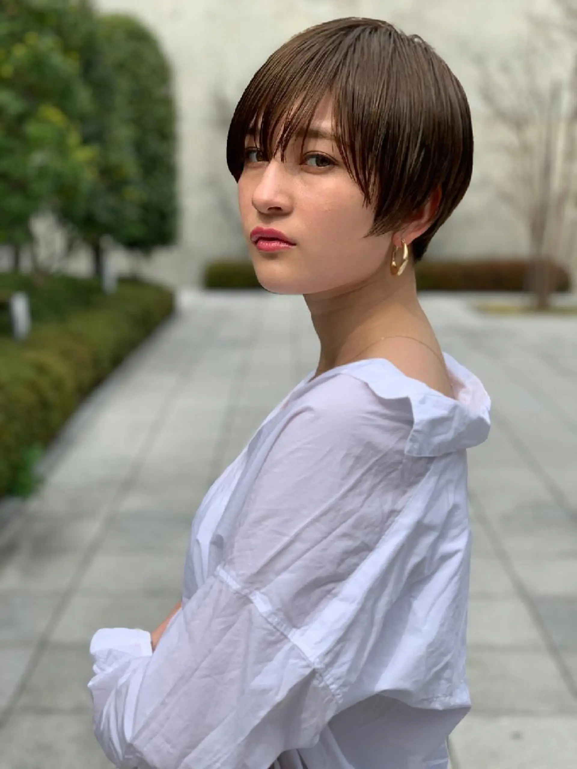 ショート カラー lana hair 新宿 髪質改善トリートメント 新宿三丁目 【ラナヘアー】所属・新宿メンズパーマ 新宿と群馬2拠点のヘアスタイル
