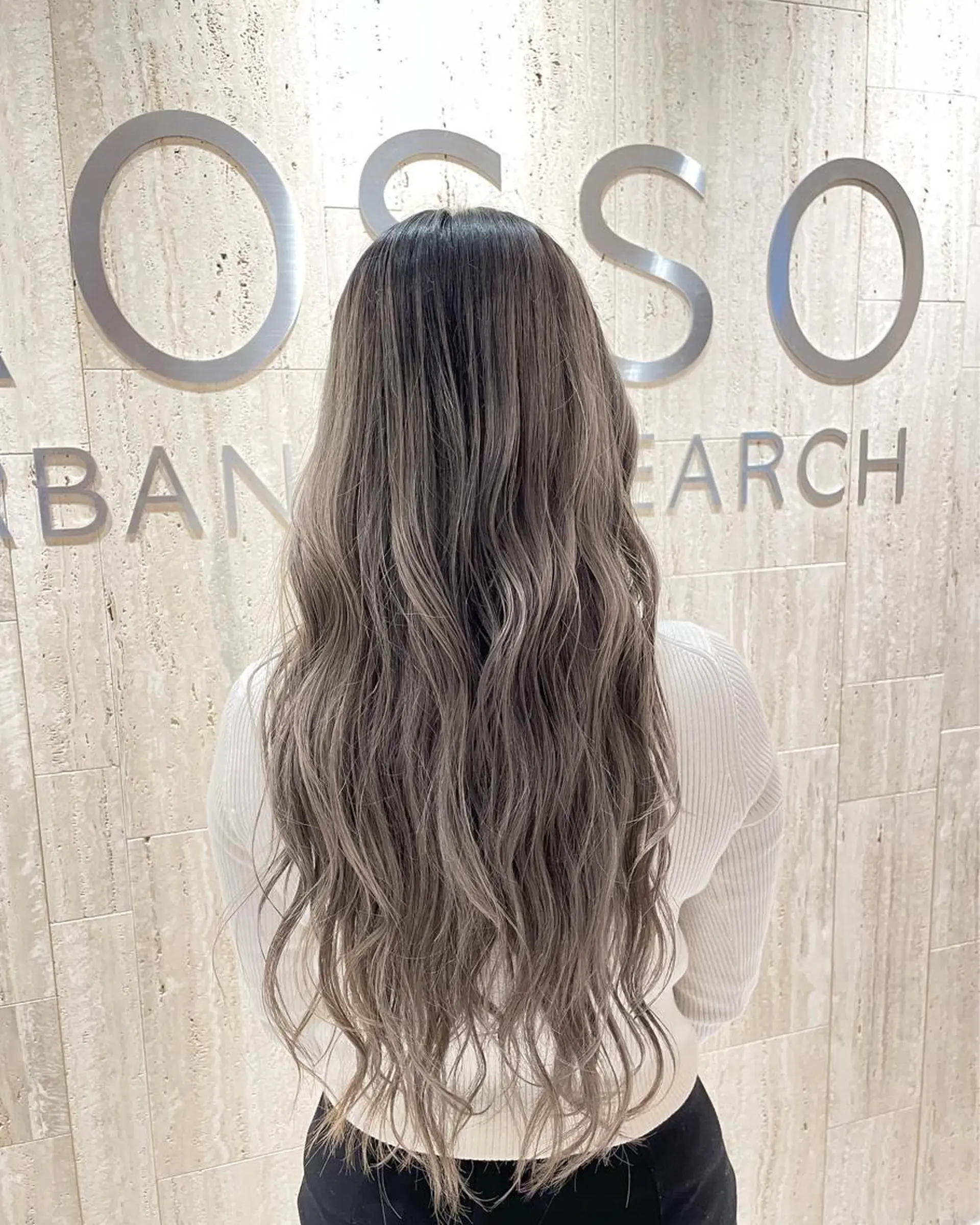 ロング カラー カット ヘアカラー トリートメント 高橋 芽衣のヘアスタイル