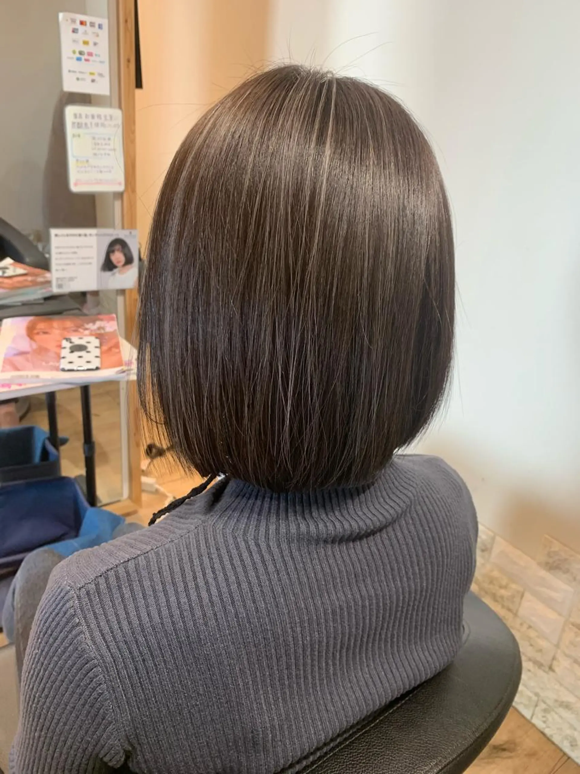 ショート カラー ハイライトカラー ハイライト ヘアカラー 大久保 隆蔵のヘアスタイル