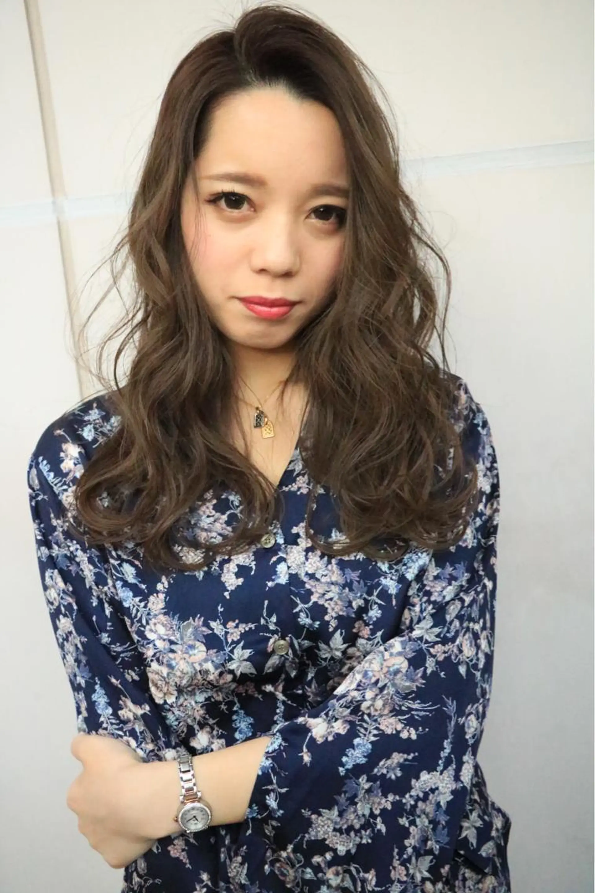 ロング カラー カット ヘアカラー トリートメント 髪質改善will hairdesignのヘアスタイル