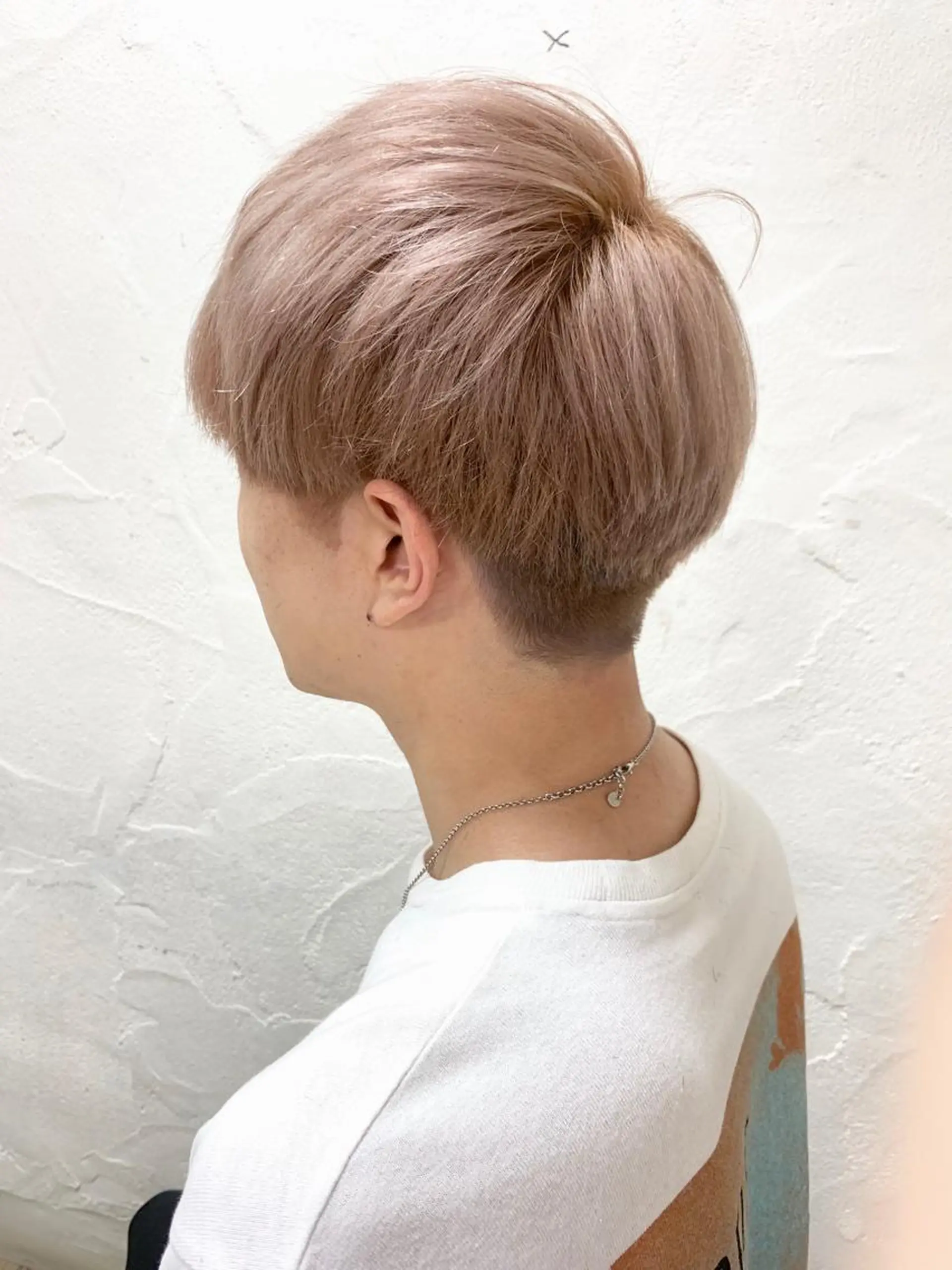 ショート カラー メンズ 映える顔周りカット ♥️韓国ヘア"ちぇるのヘアスタイル
