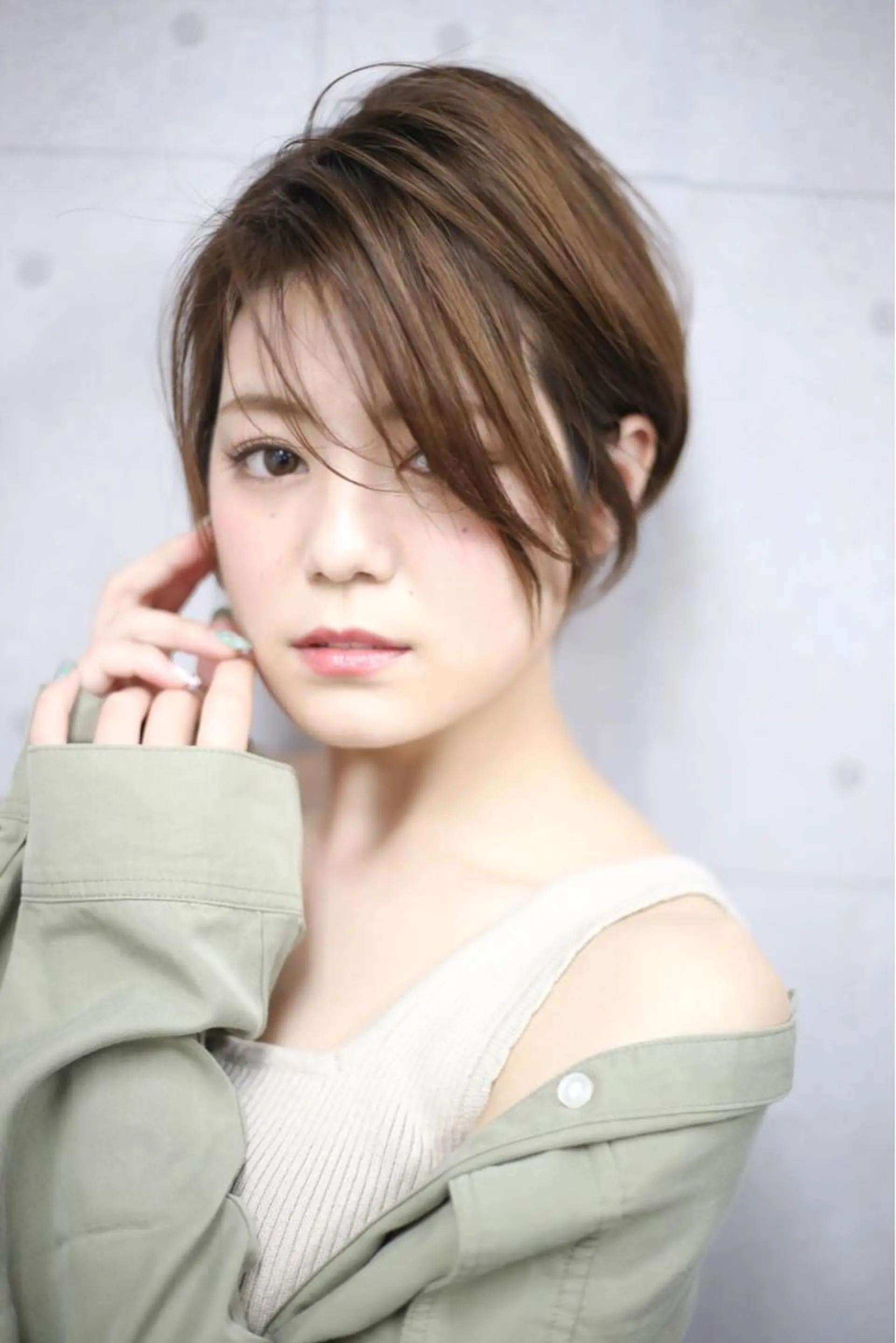 ショート ショートボブ ボブ 髪質改善 韓国風ヘア シースルーバング ヘアカラー トリートメント ヘアセット BACANCES〜バカンス〜所属・👑👑👑👑工藤 敬👑👑👑👑のヘアスタイル