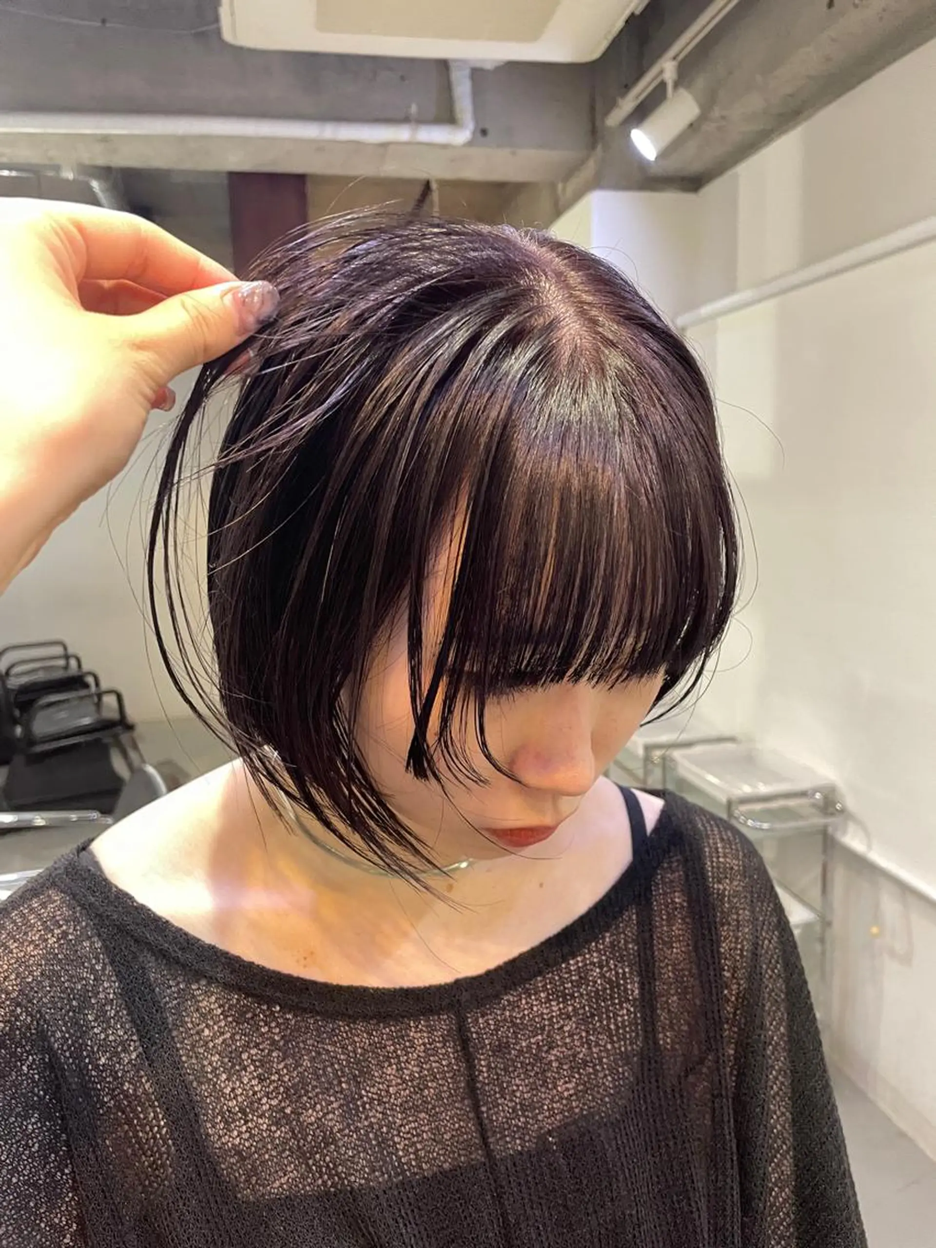 ショート カラー silo所属・silo MOKA 顔周りカット🦦のヘアスタイル