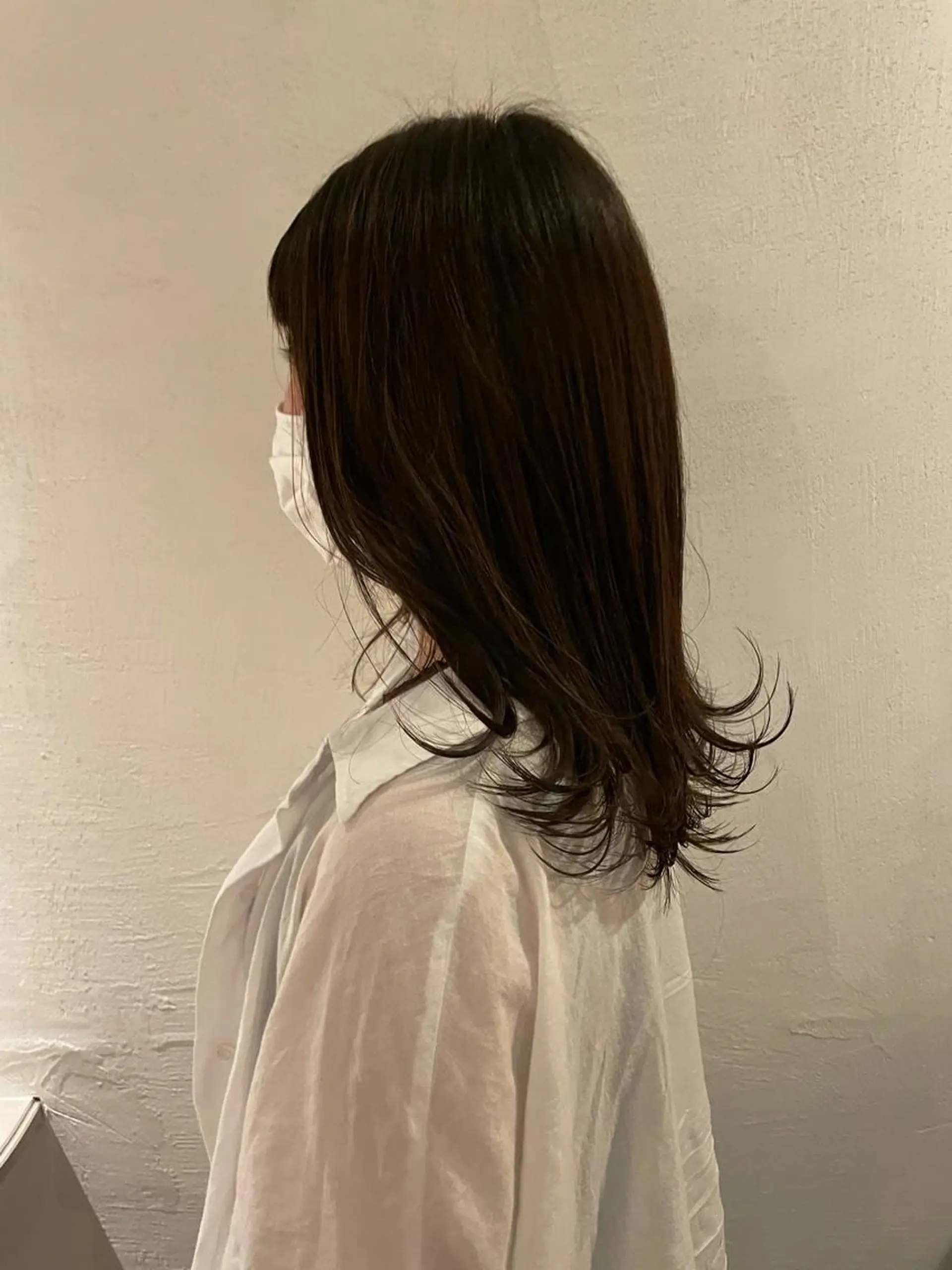 セミロング gram岡崎南 KYOKOのヘアスタイル