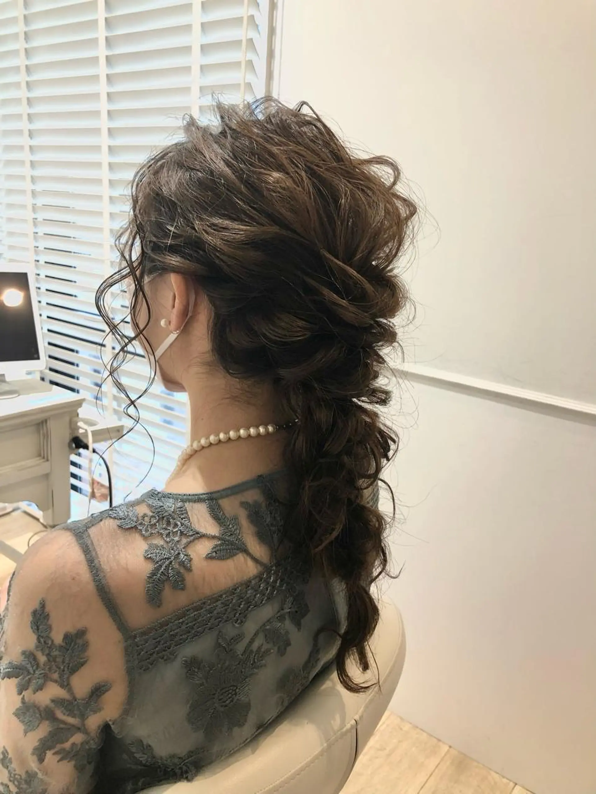 セミロング ヘアアレンジ ✨🌿大人可愛い愛さ れhair🌿✨松本のヘアスタイル