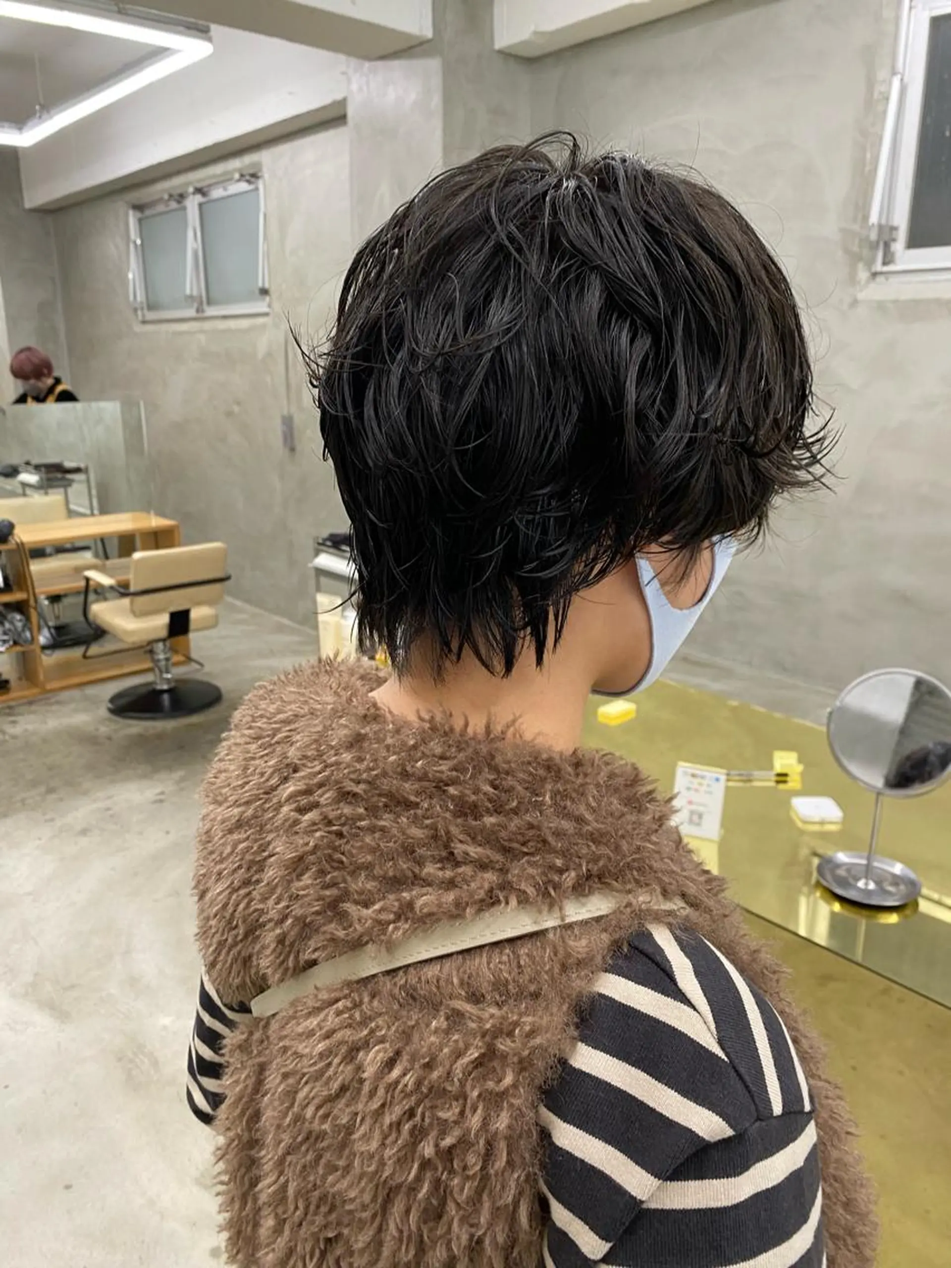 ショート カラー パーマ yiye 青山所属・無料カットモデル募集 🌱ひょうがのヘアスタイル