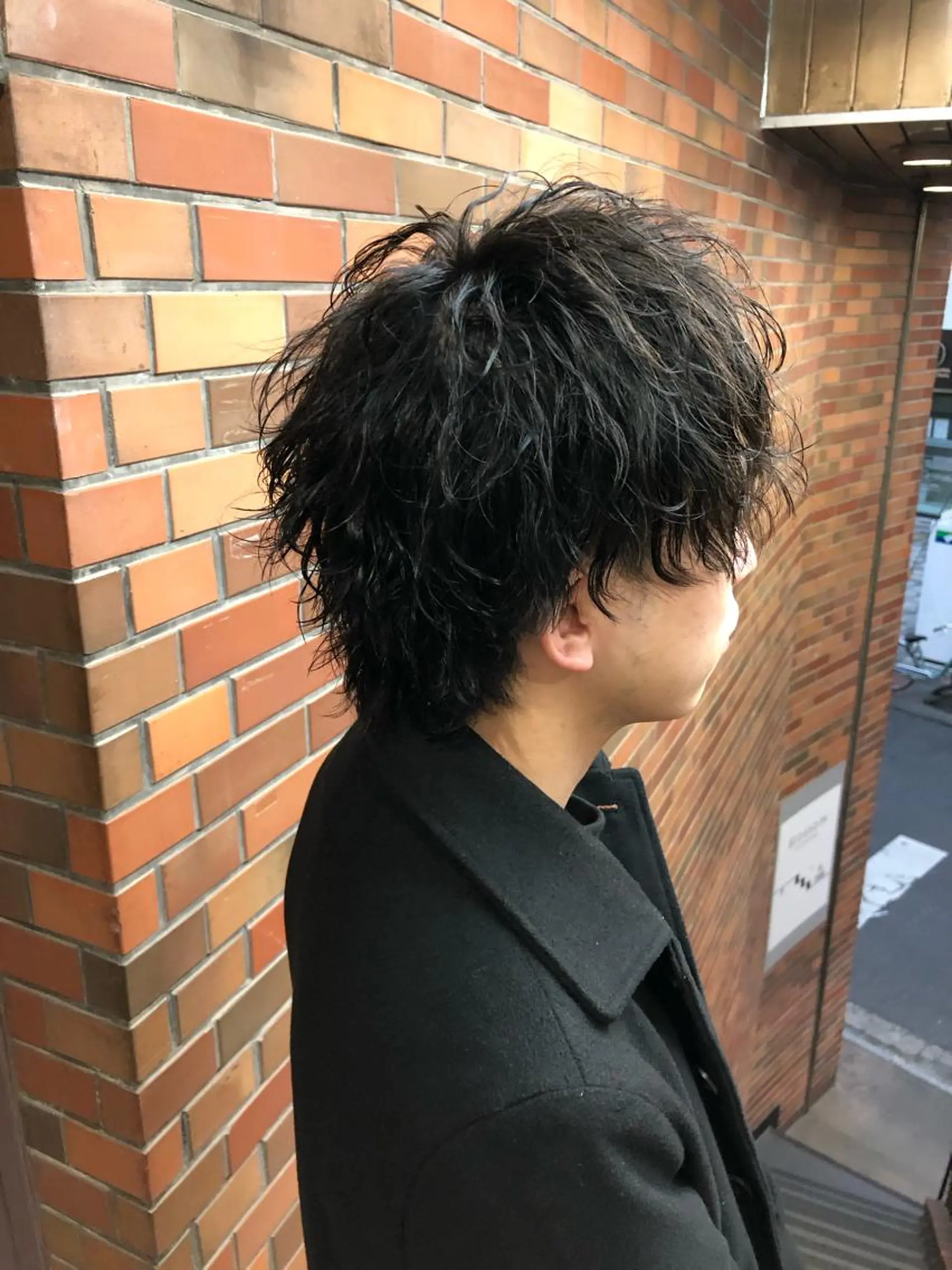 パーマ メンズ メンズウルフカット ウルフカット ⭐️TOSHIKI メンズパーマオタク⭐のヘアスタイル