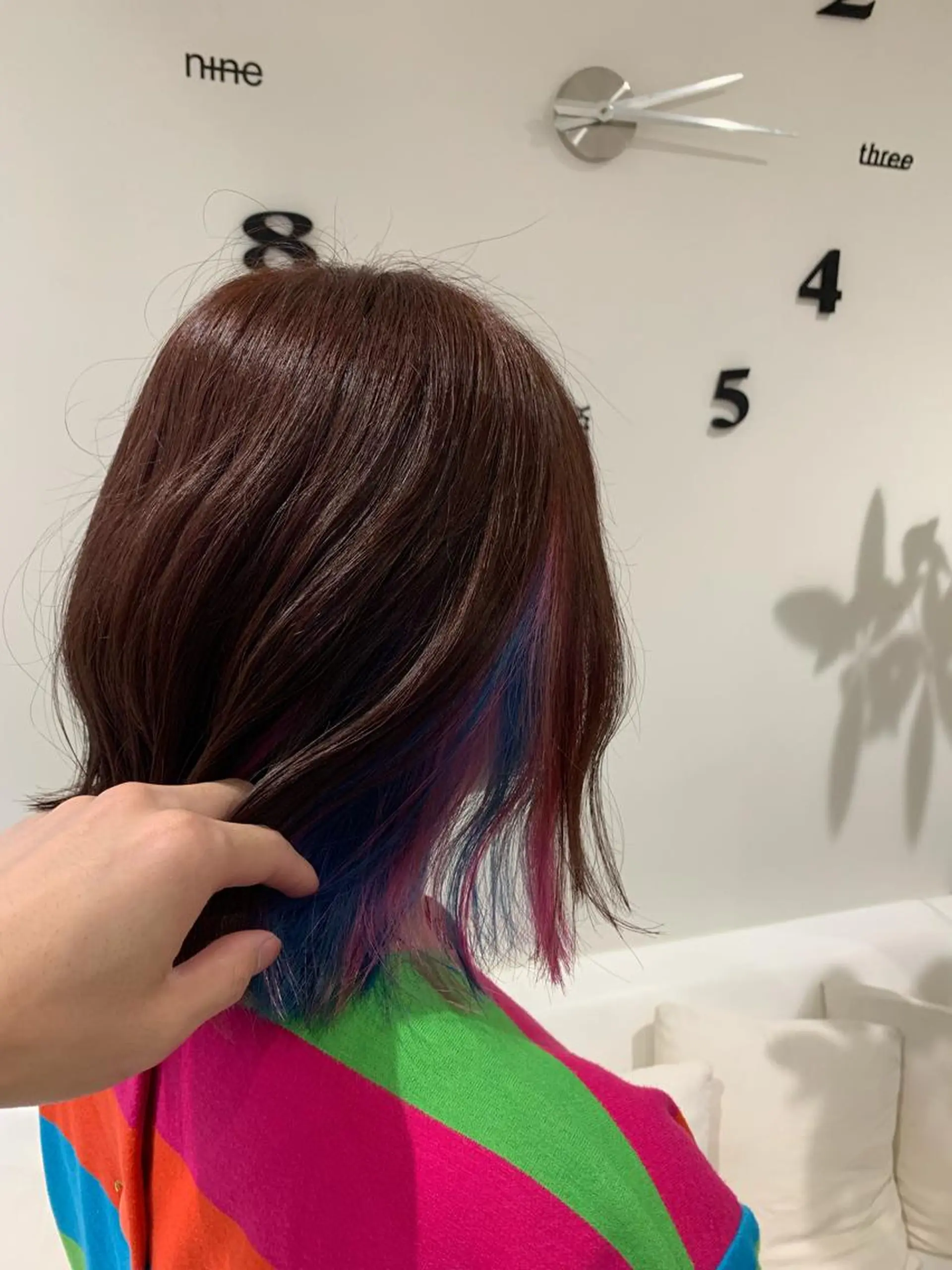 ミディアム カラー ヘアカラー 松吉 純平のヘアスタイル