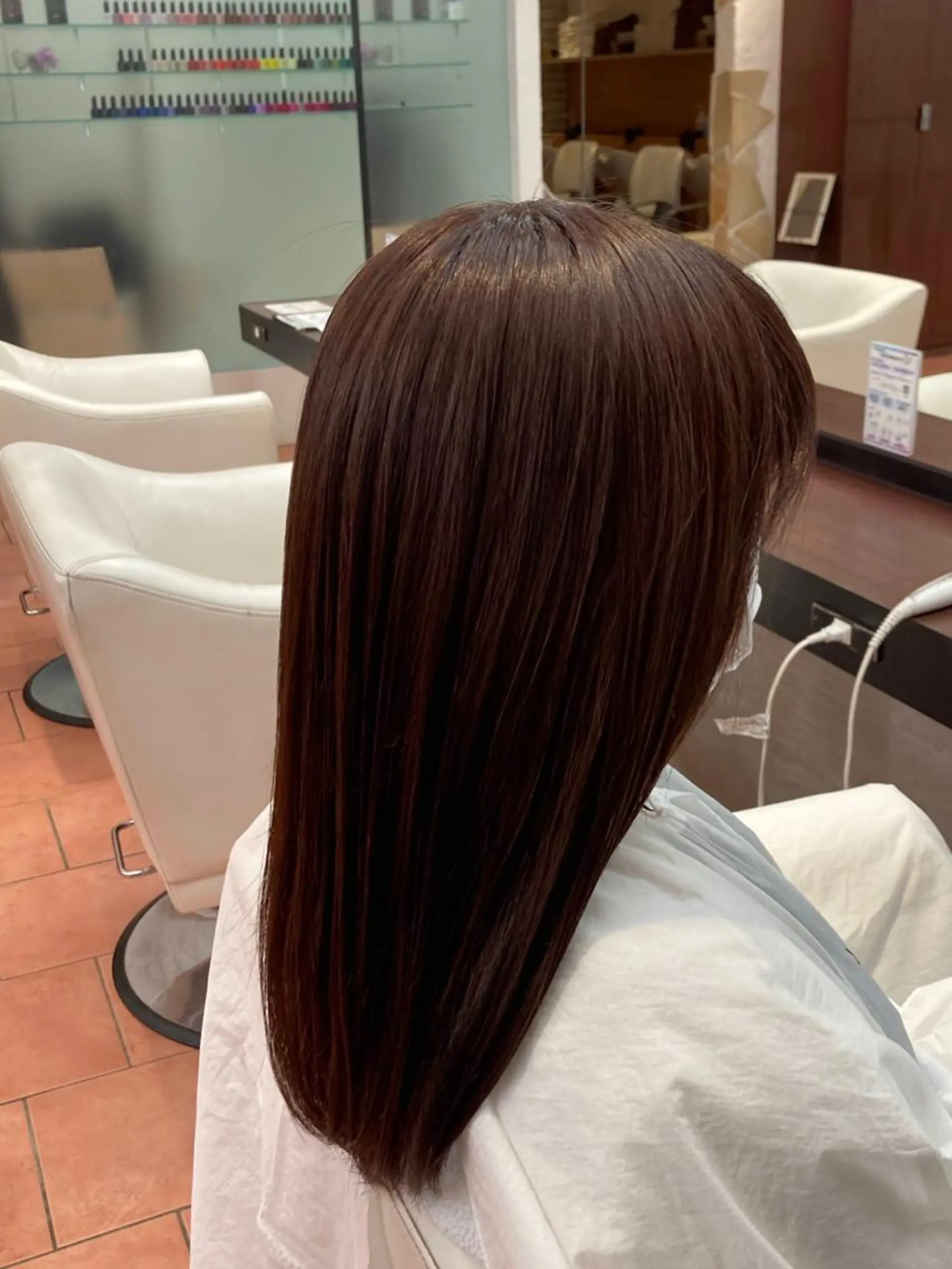ロング カラー ヘアアレンジ Agu hair mieux宮崎大塚店所属・デザインカラー✨ 日高桃佳のヘアスタイル