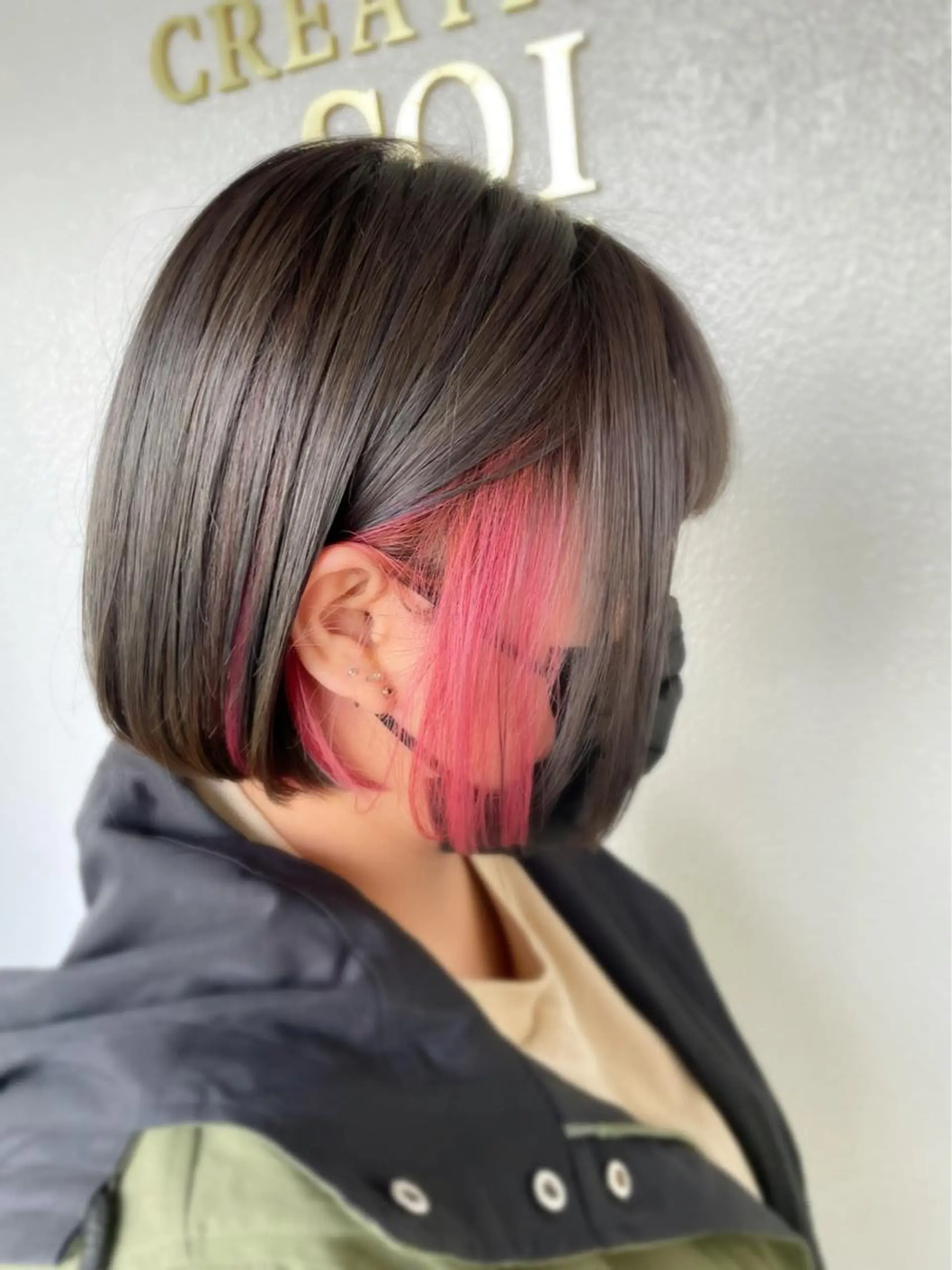 ショート ヘアカラー トリートメント 岩崎 祐大のヘアスタイル