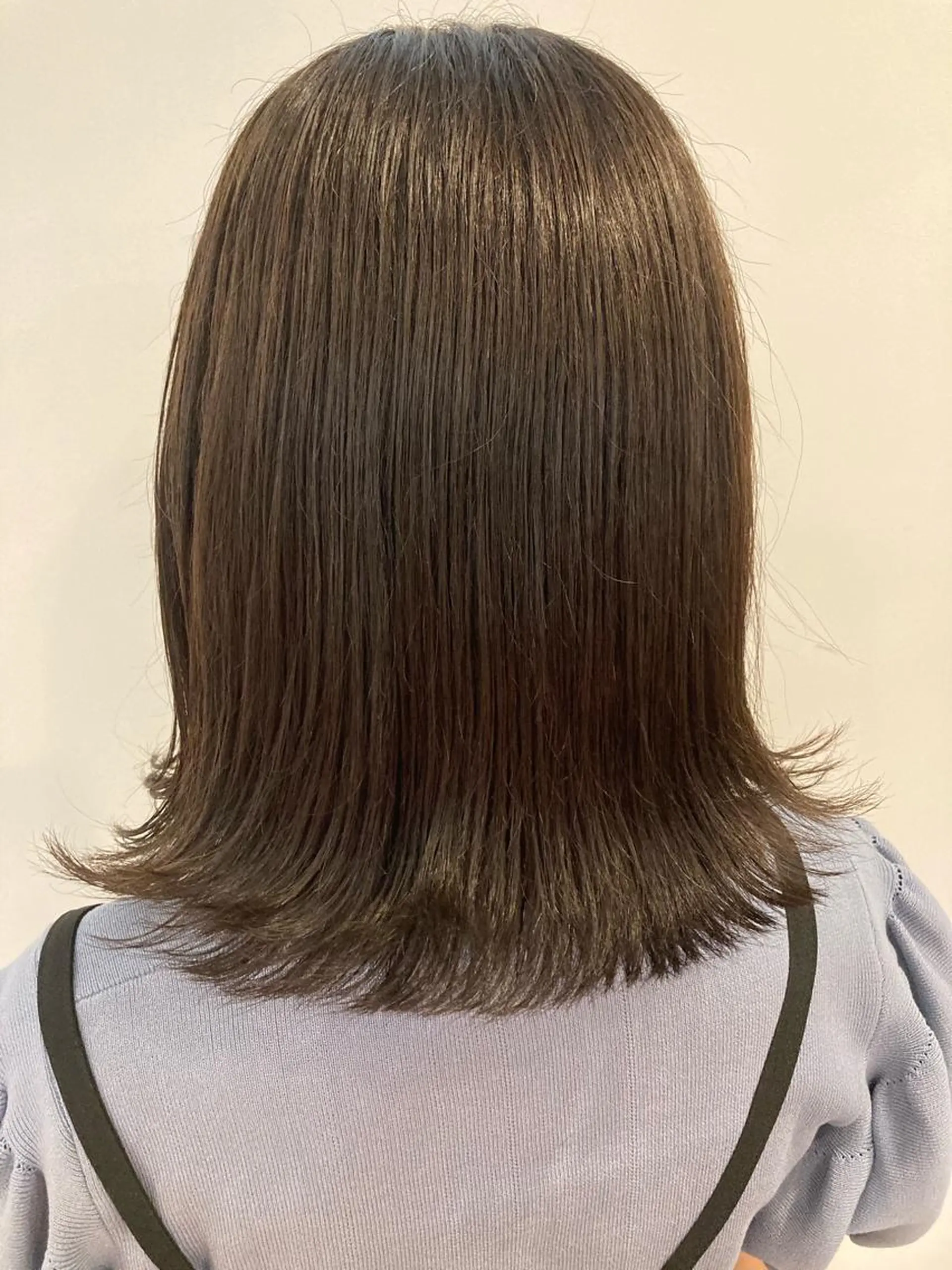 セミロング カラー ブリーチ 透明感カラー ヘアカラー 透明感カラー、 アレンジ/miyuのヘアスタイル