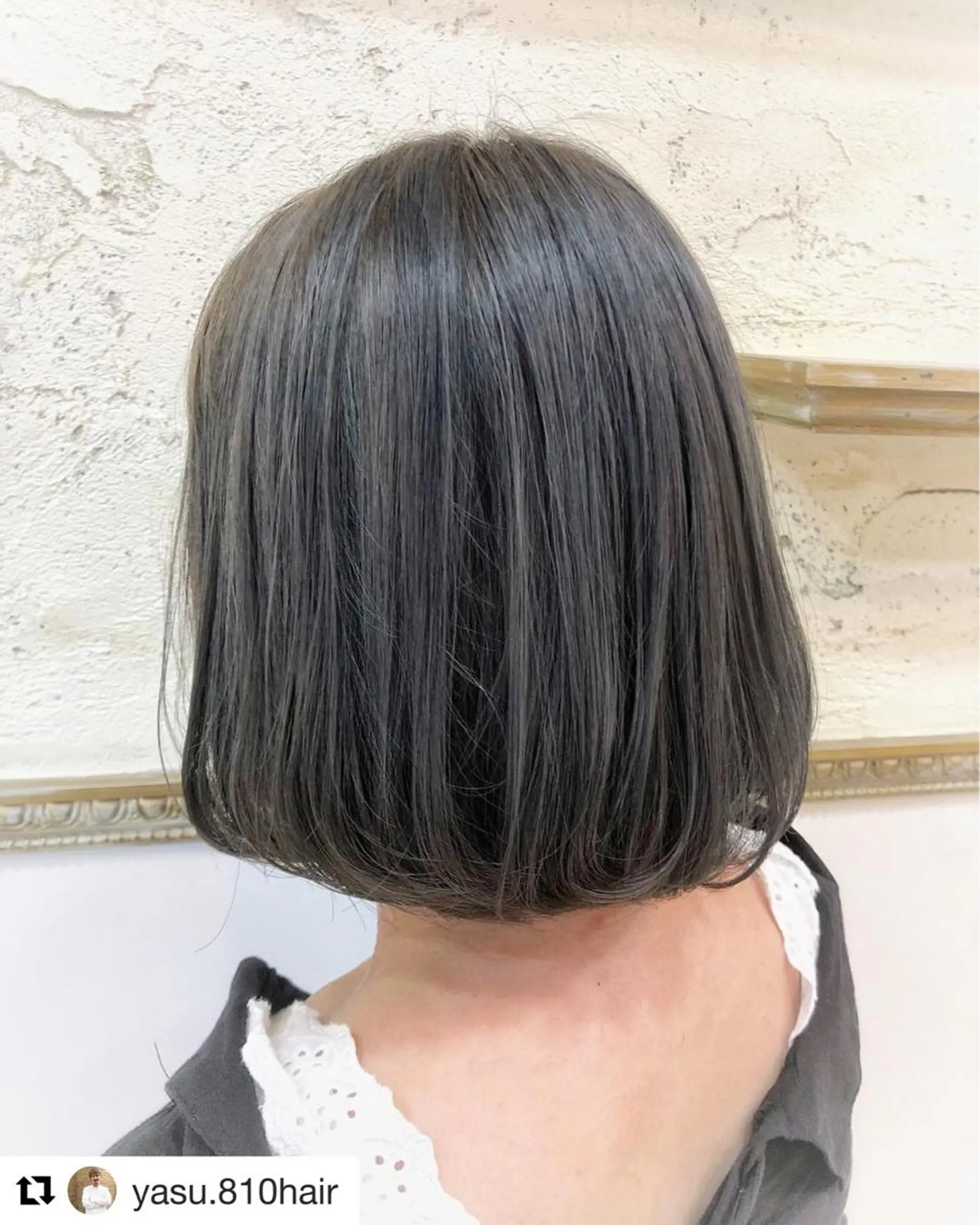 ショート ボブ 外国人風カラー ハイライト レイヤーカット ショートヘア ヘアカラー yasu ヤスのヘアスタイル
