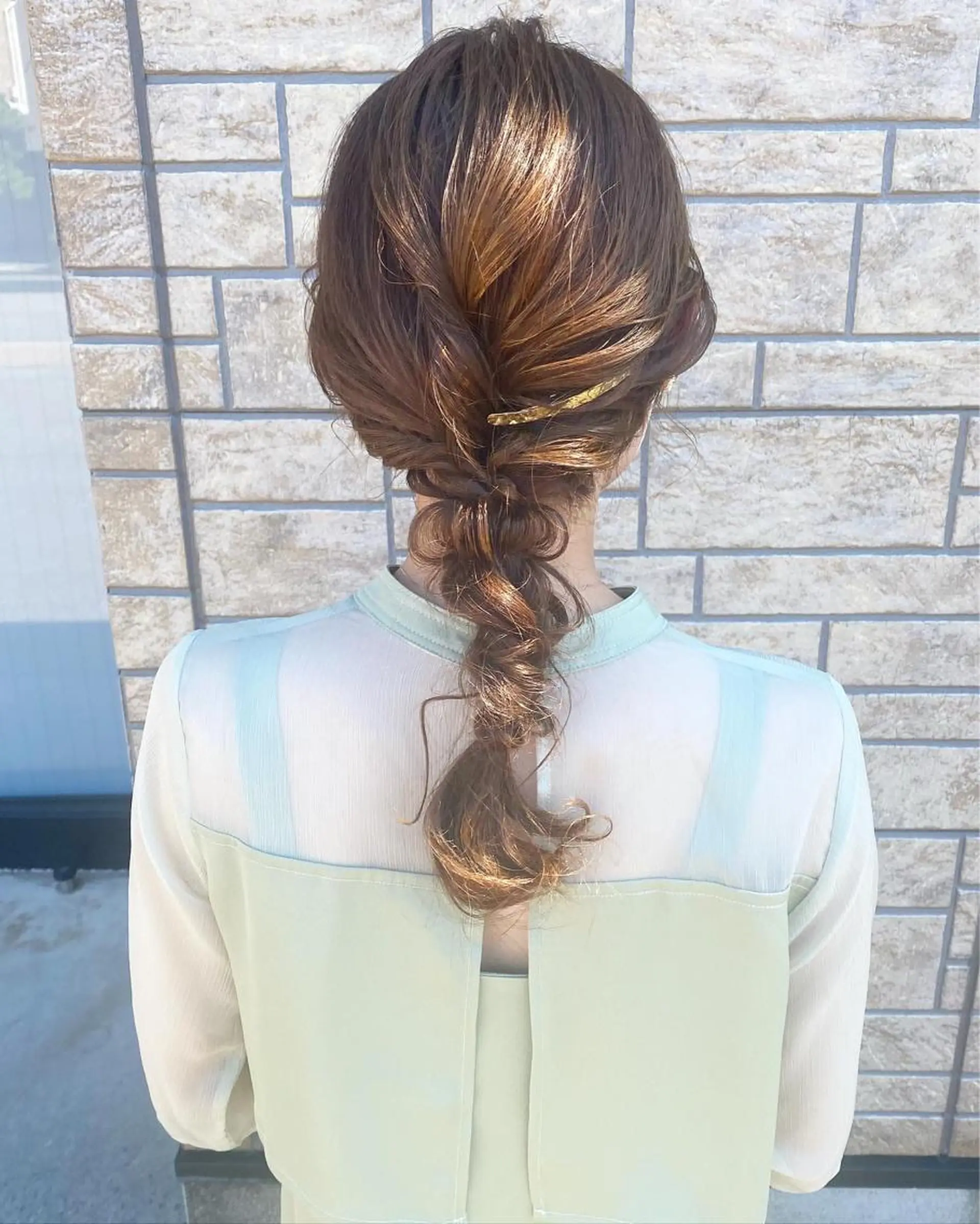 ロング ヘアアレンジ ヘアセット FIORE hair design所属・山根 奈緒のマツエク・マツパデザイン