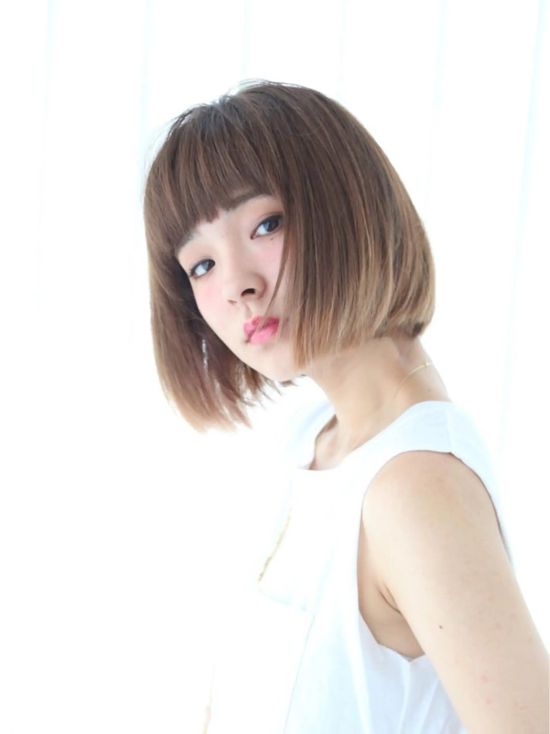 ショート ミディアム セミロング ロング カラー パーマ ヘアアレンジ メンズ キッズ ネイル まつエク ショート・ボブ💫 シブヤトモヒロのヘアスタイル