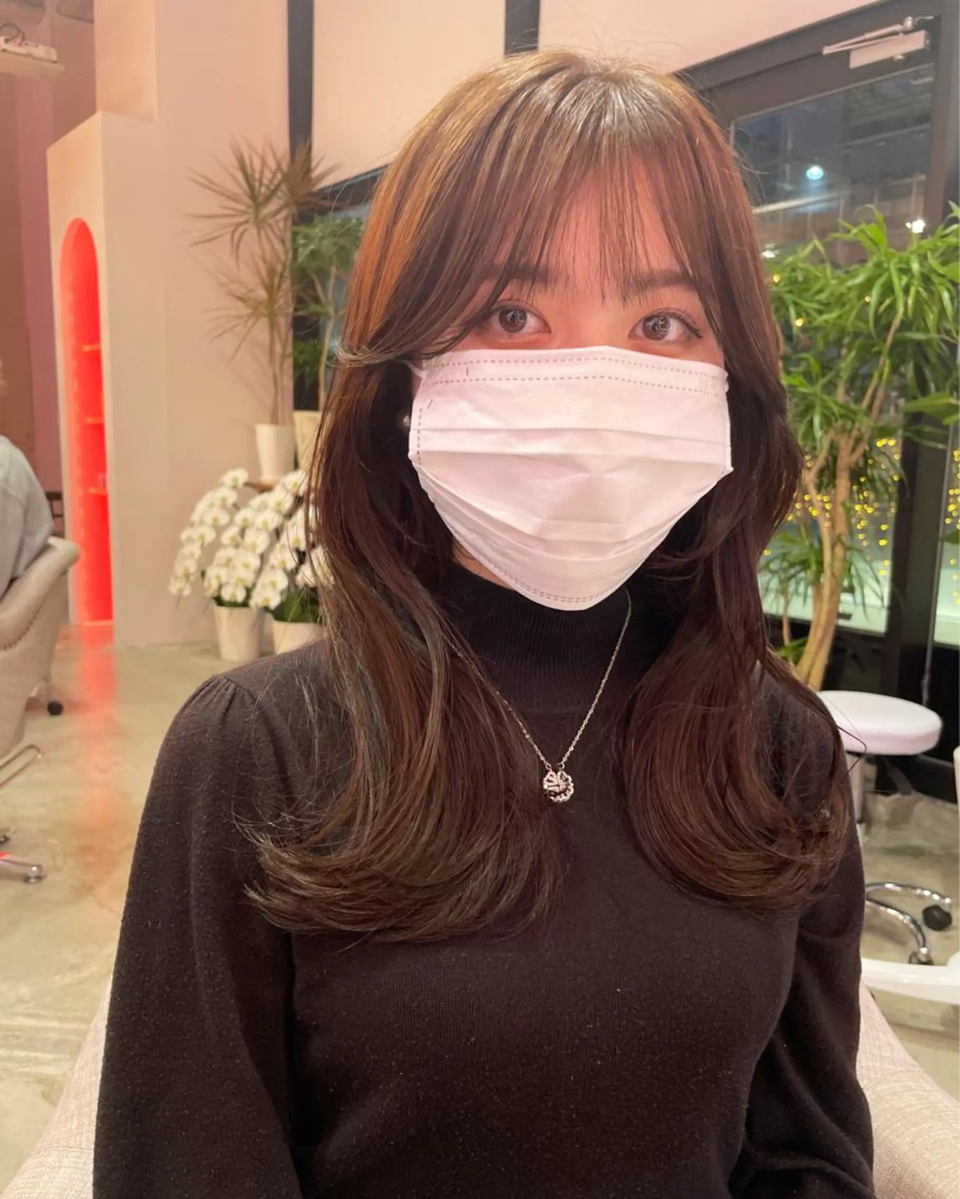 ロング カラー wixy    mimi所属・透明感カラーの人 ベージュの王様のヘアスタイル