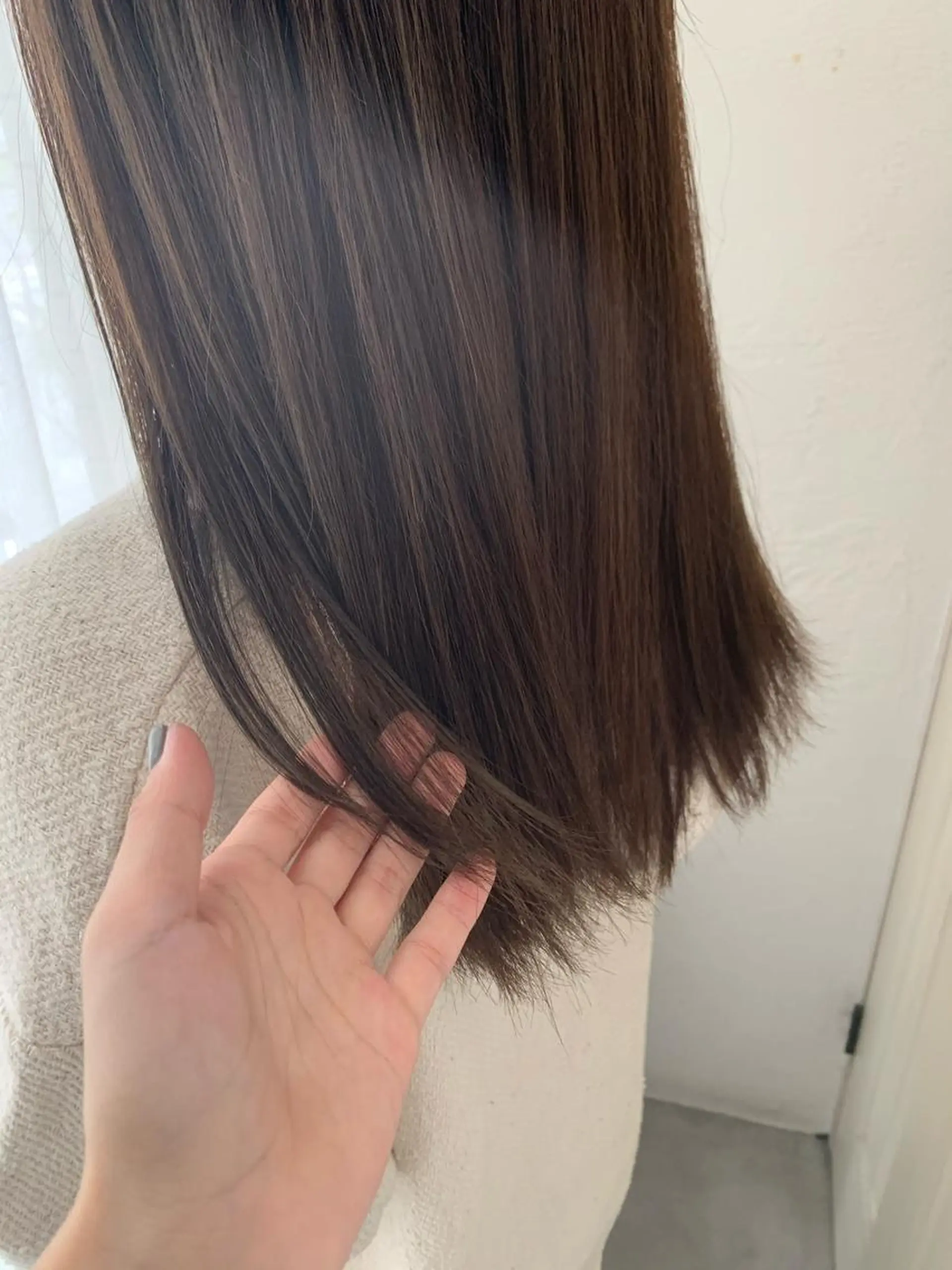 ロング カラー カット ヘアカラー fio マナミのヘアスタイル