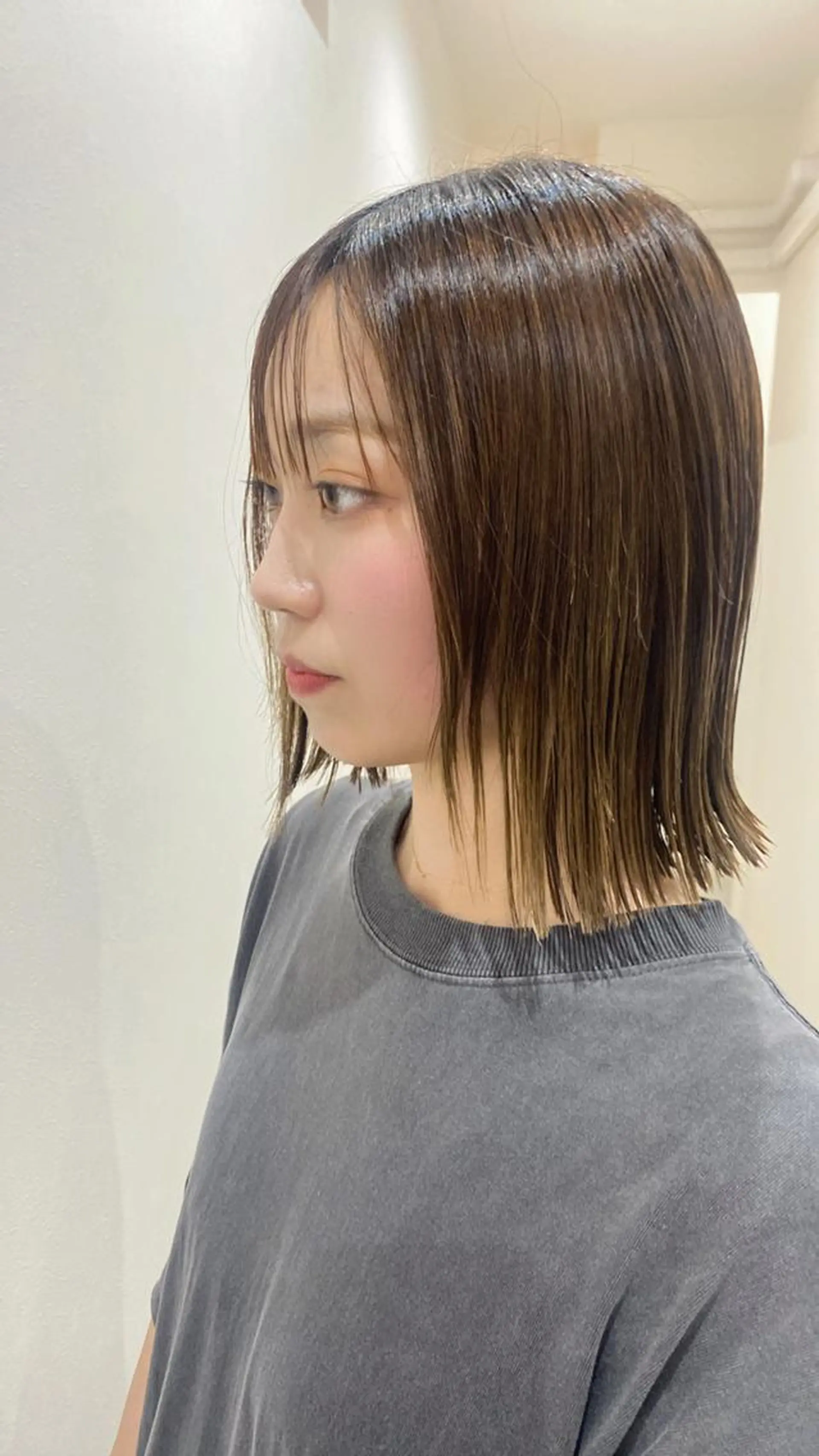 ショート ボブ 外ハネヘア カット 韓国風hair💕 Kanonのヘアスタイル