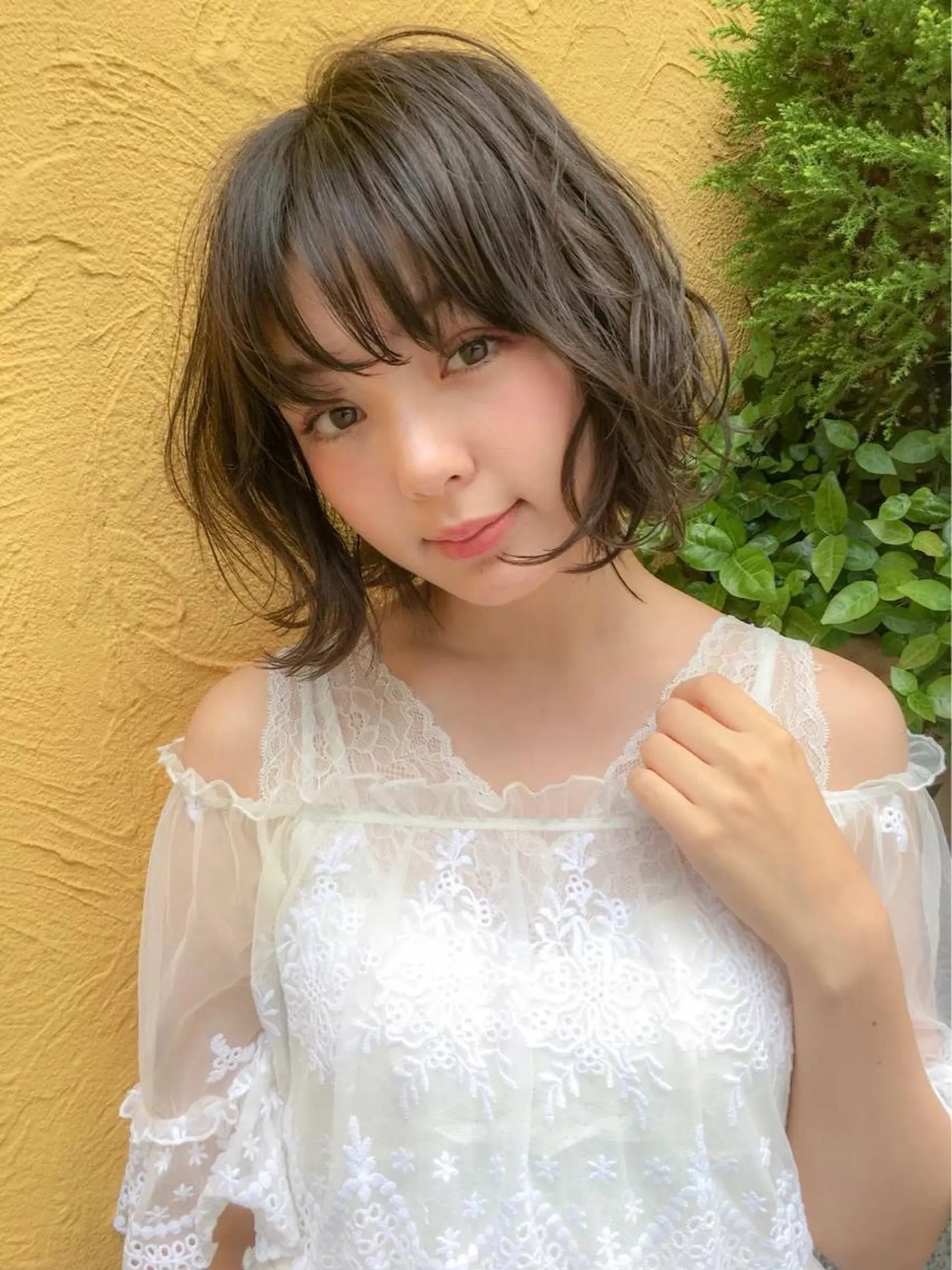 ミディアム くすみミルクティー/ ブラウン🪡TOWAのヘアスタイル