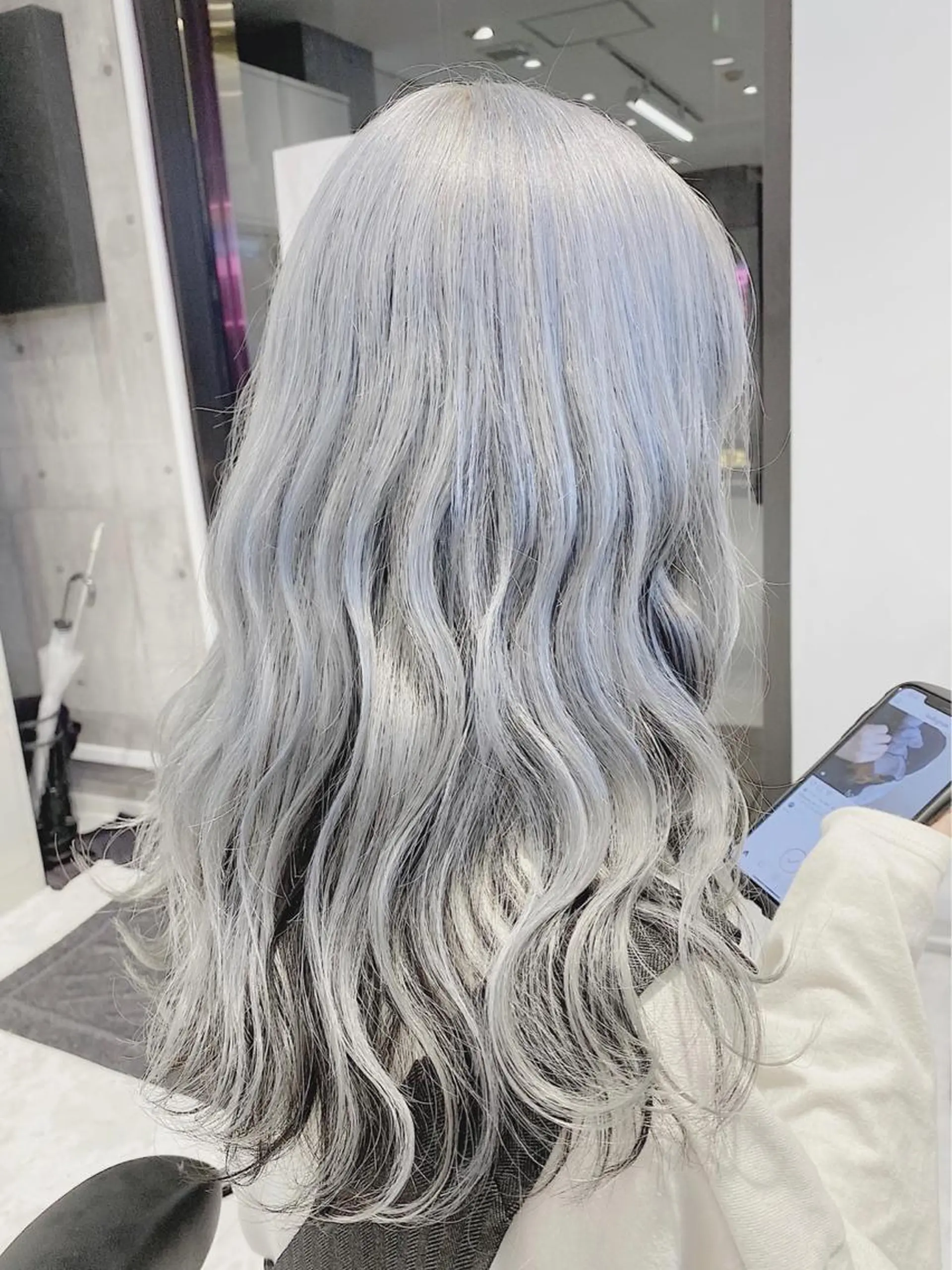 セミロング カラー ヘアアレンジ ヘアカラー トリートメント ヘアセット ♡🩰 Nanaka🩰♡のヘアスタイル
