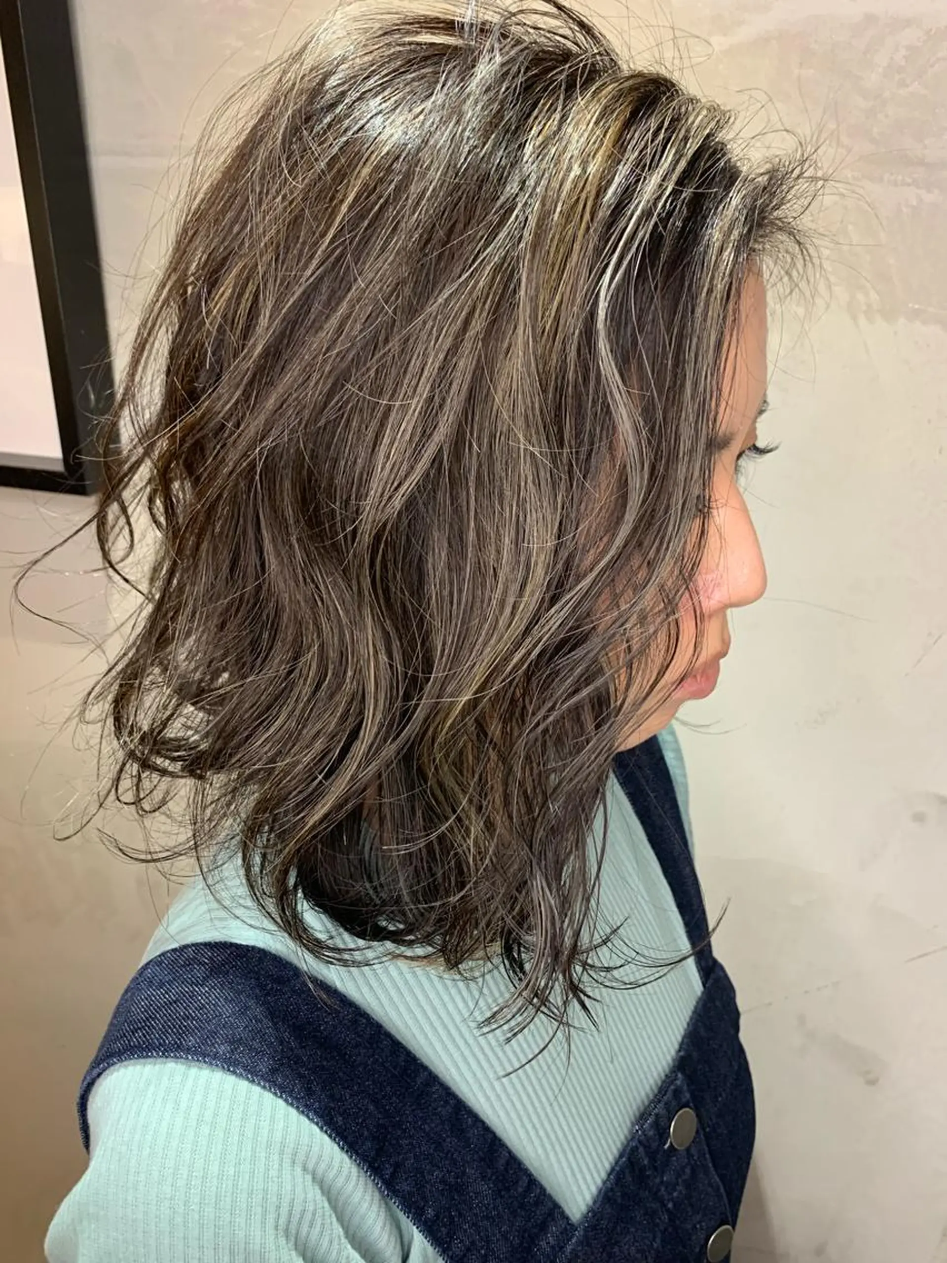 ミディアム ハイライト 佐藤/本物志向の 髪質改善サロンのヘアスタイル